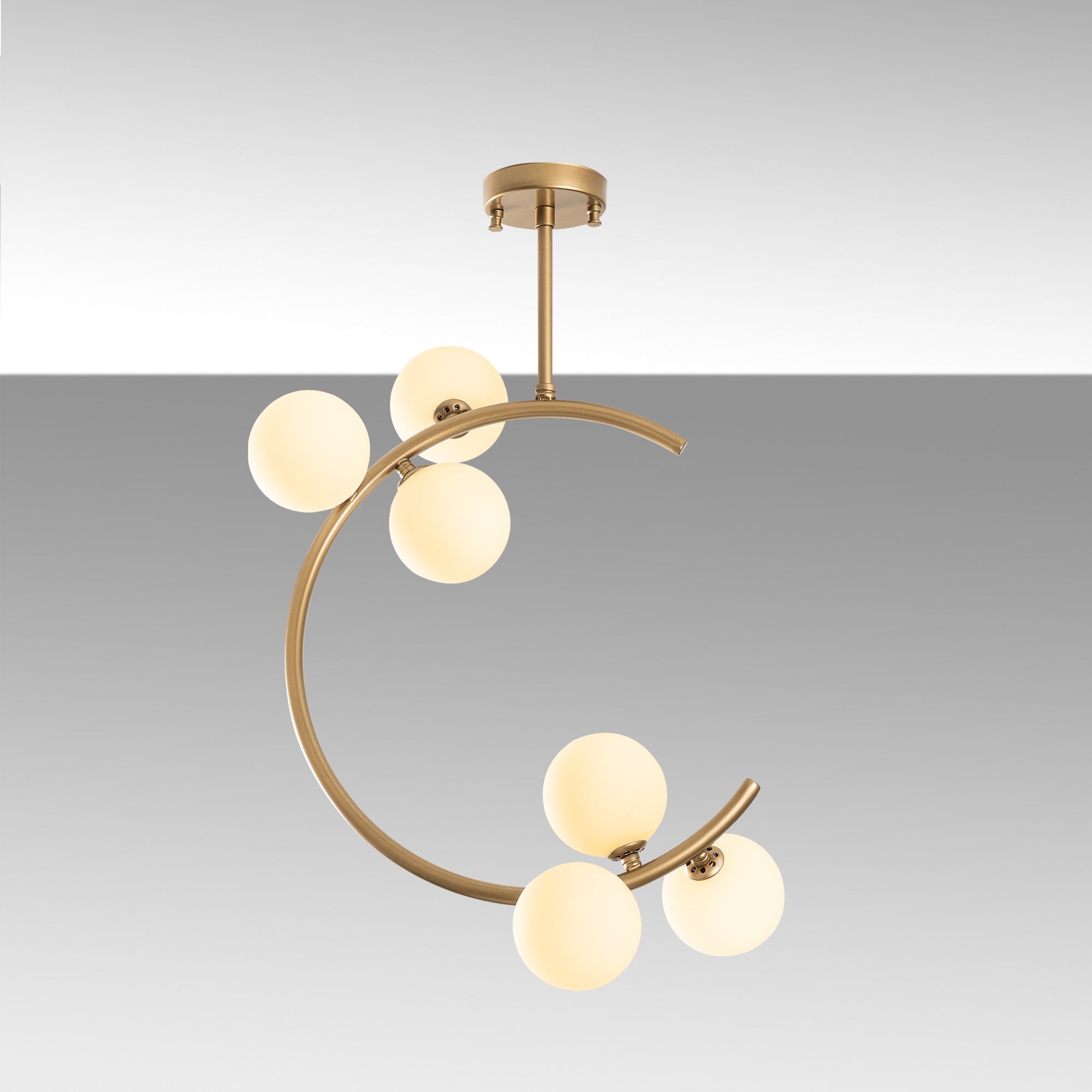 Candeeiro de Teto  - Luminar - Ouro