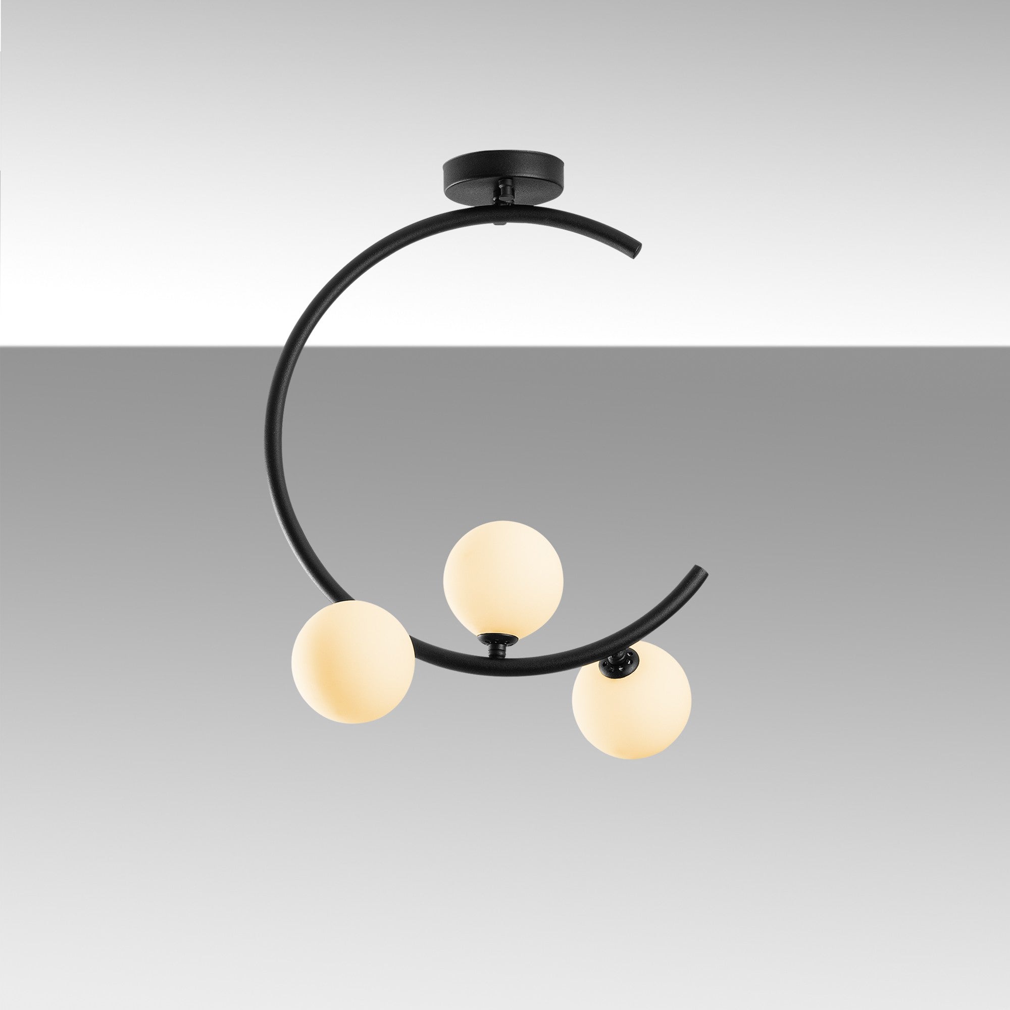 Candeeiro de Teto  - Luminar - Preto