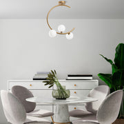 Candeeiro de Teto  - Luminar - Ouro