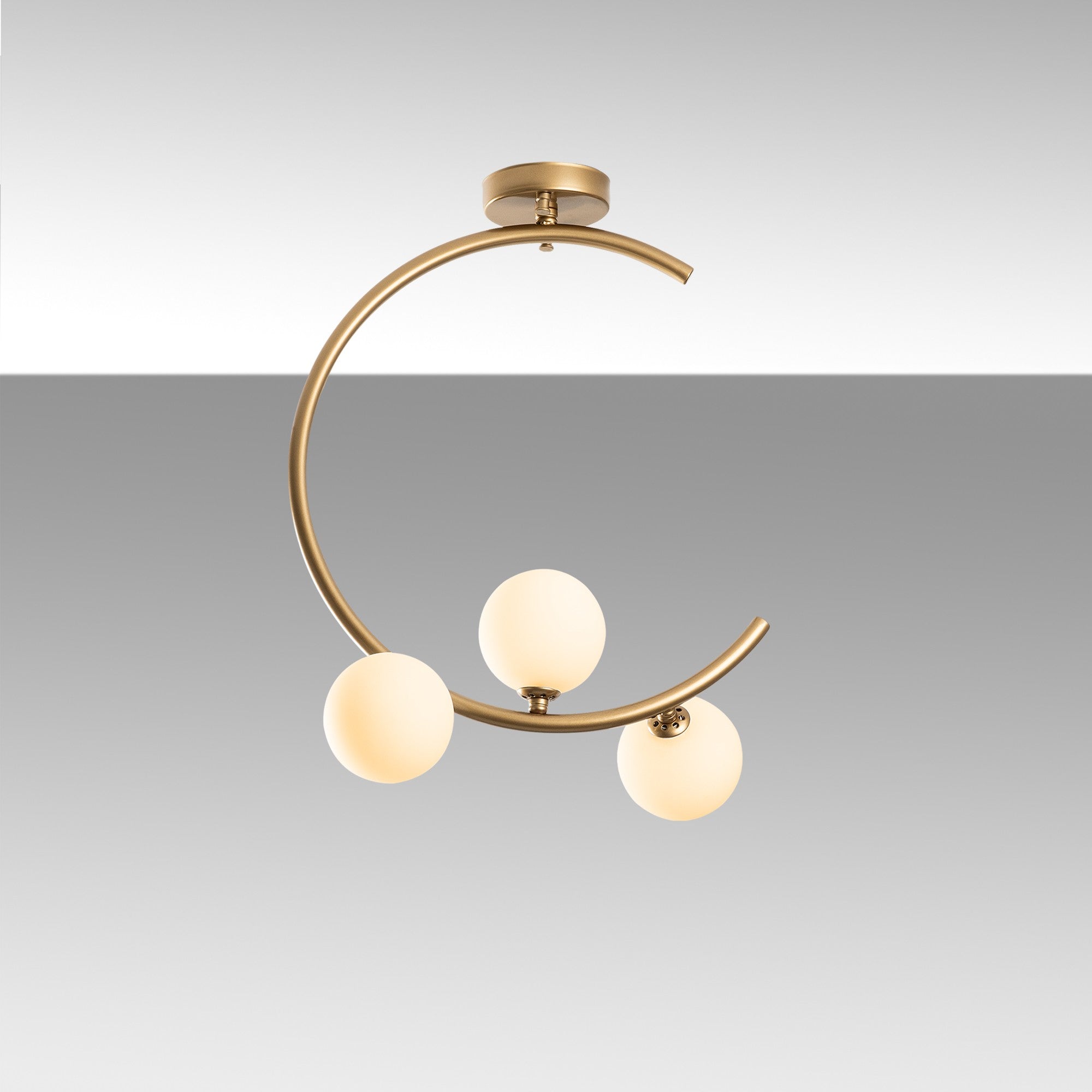 Candeeiro de Teto  - Luminar - Ouro