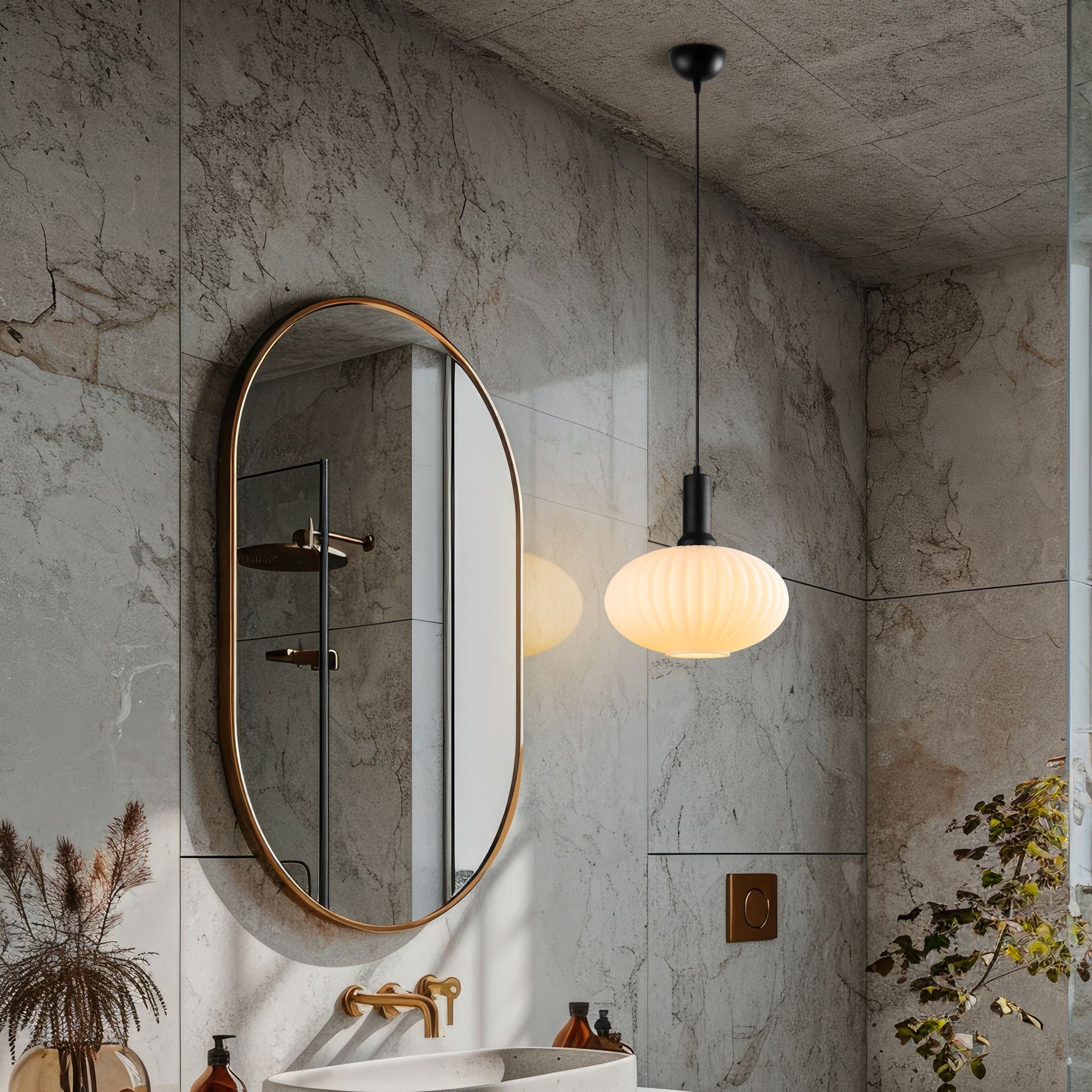 Candeeiro de Teto -Asker-Preto