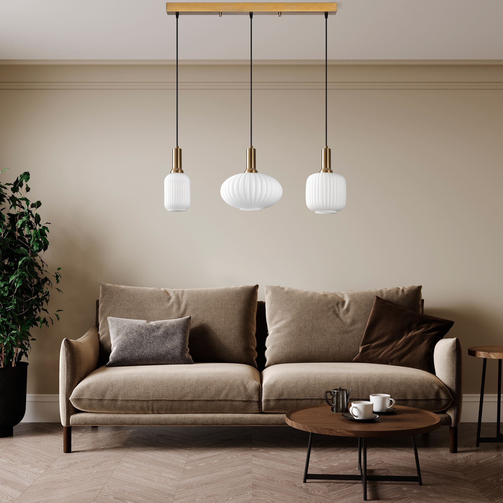 Candeeiro de Teto -Asker-Ouro