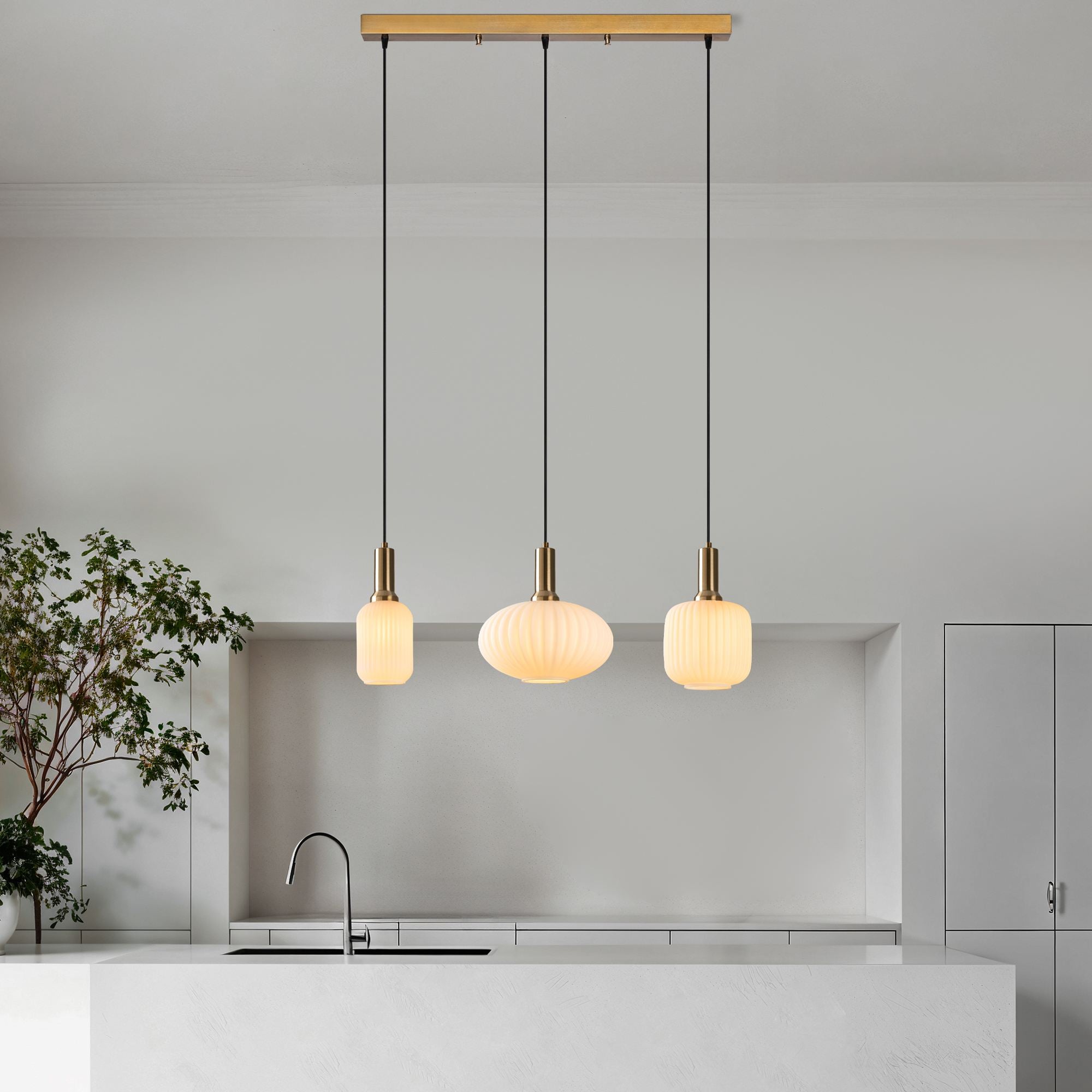 Candeeiro de Teto -Asker-Ouro