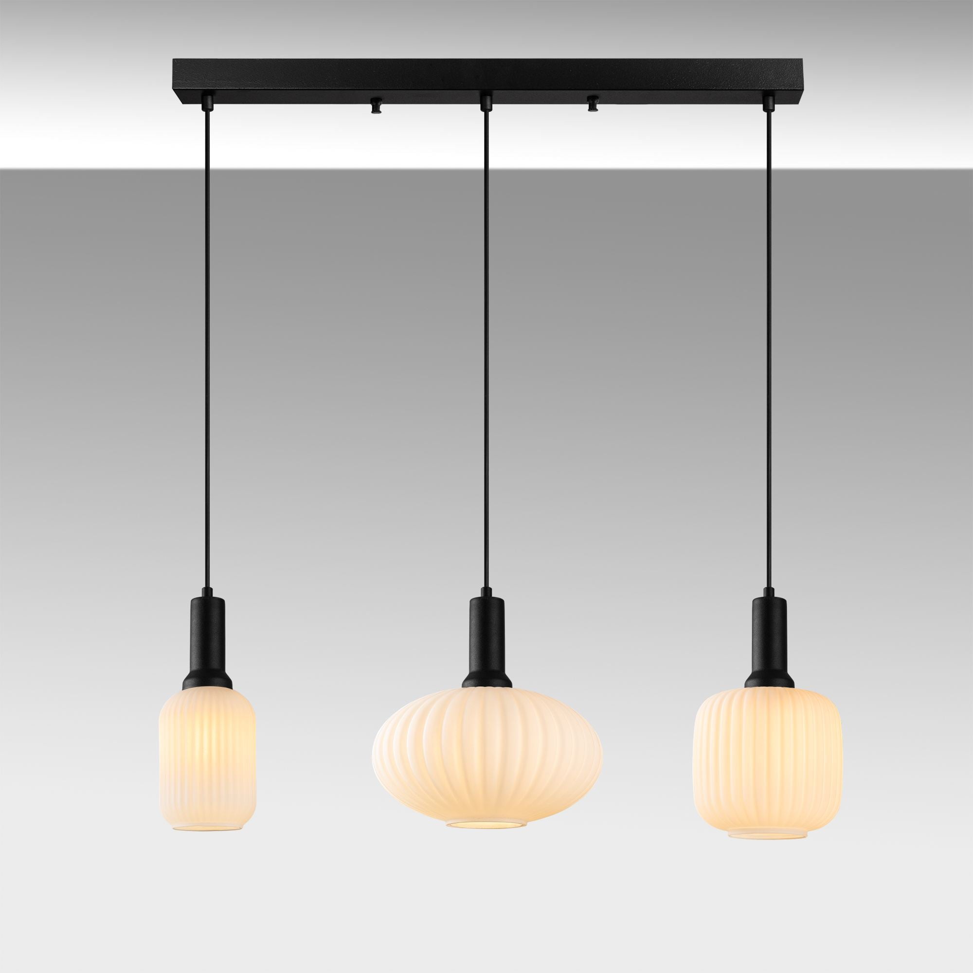 Candeeiro de Teto -Asker-Preto