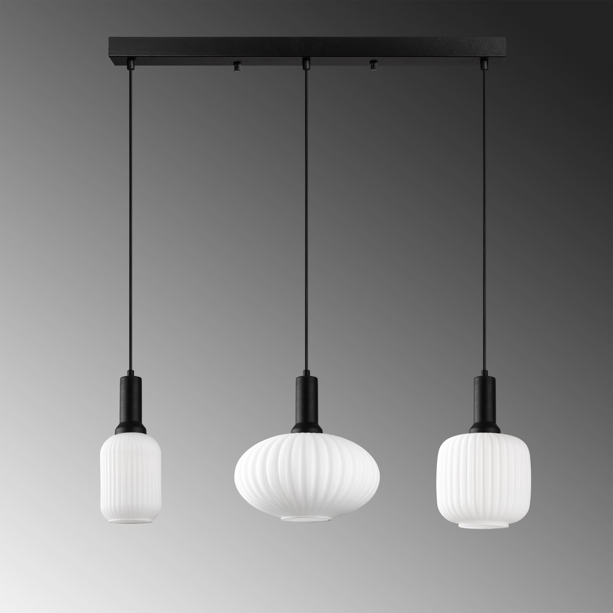 Candeeiro de Teto -Asker-Preto