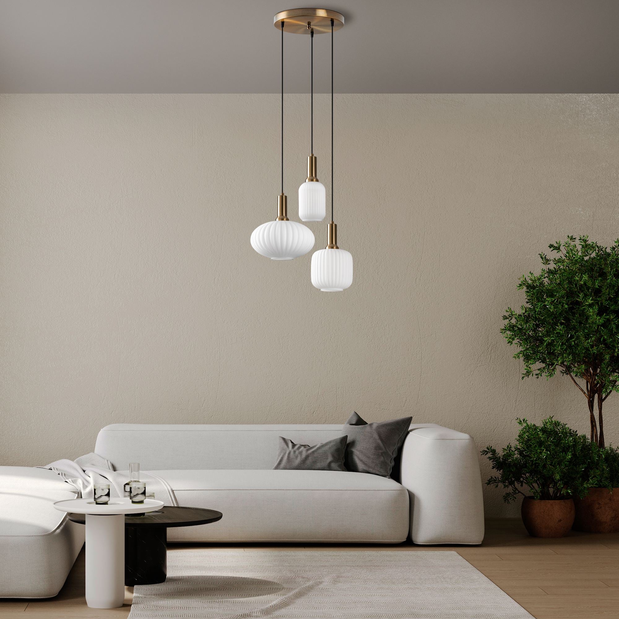 Candeeiro de Teto -Asker-Ouro