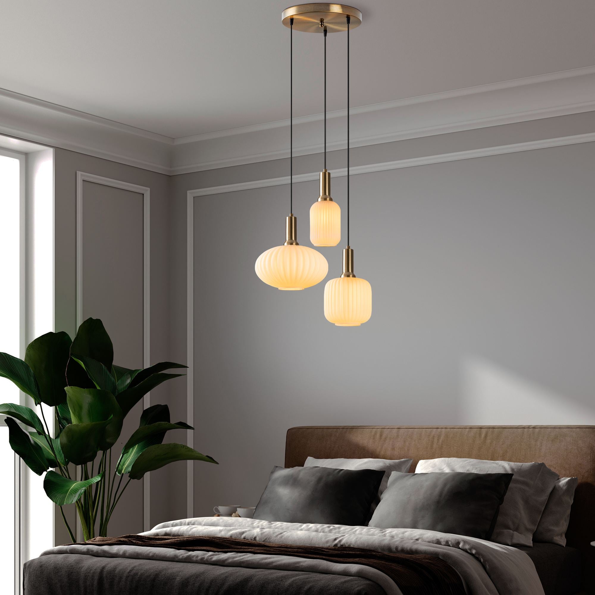 Candeeiro de Teto -Asker-Ouro