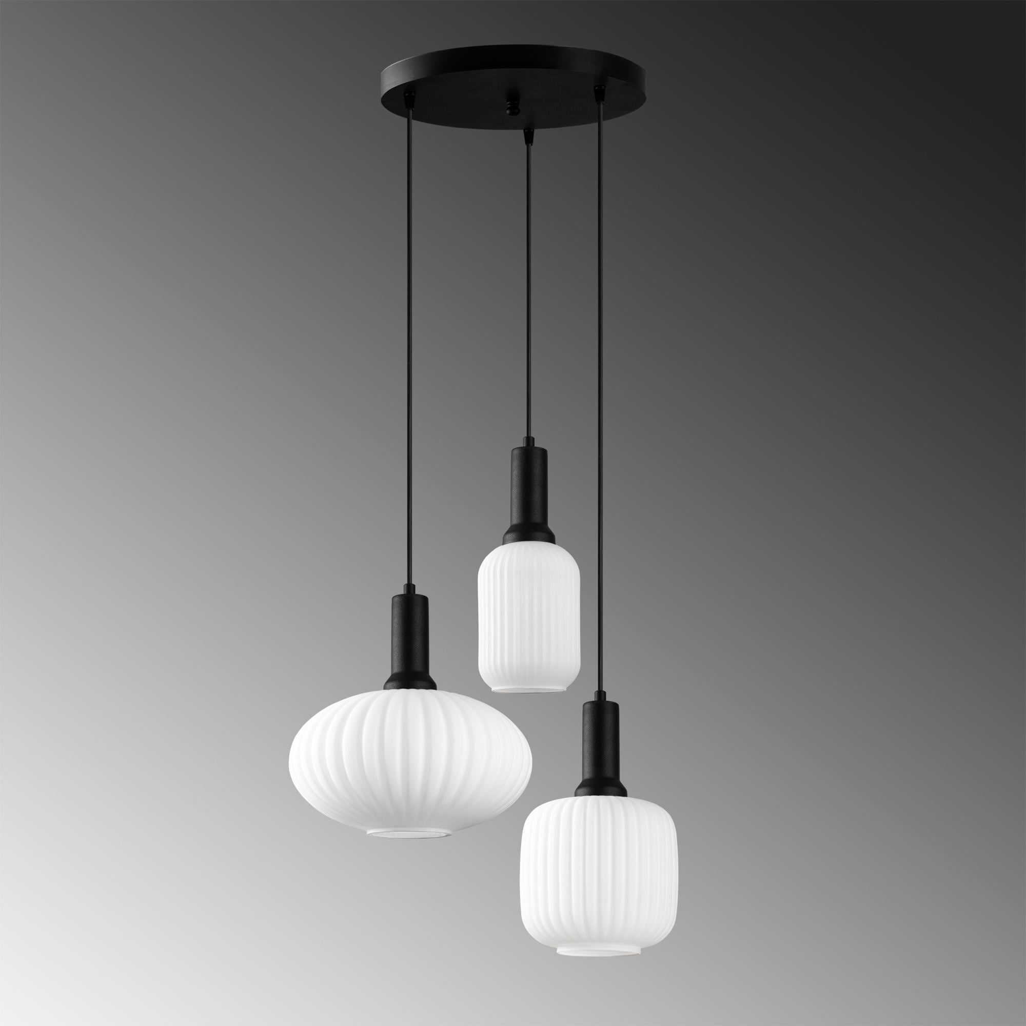 Candeeiro de Teto -Asker-Preto