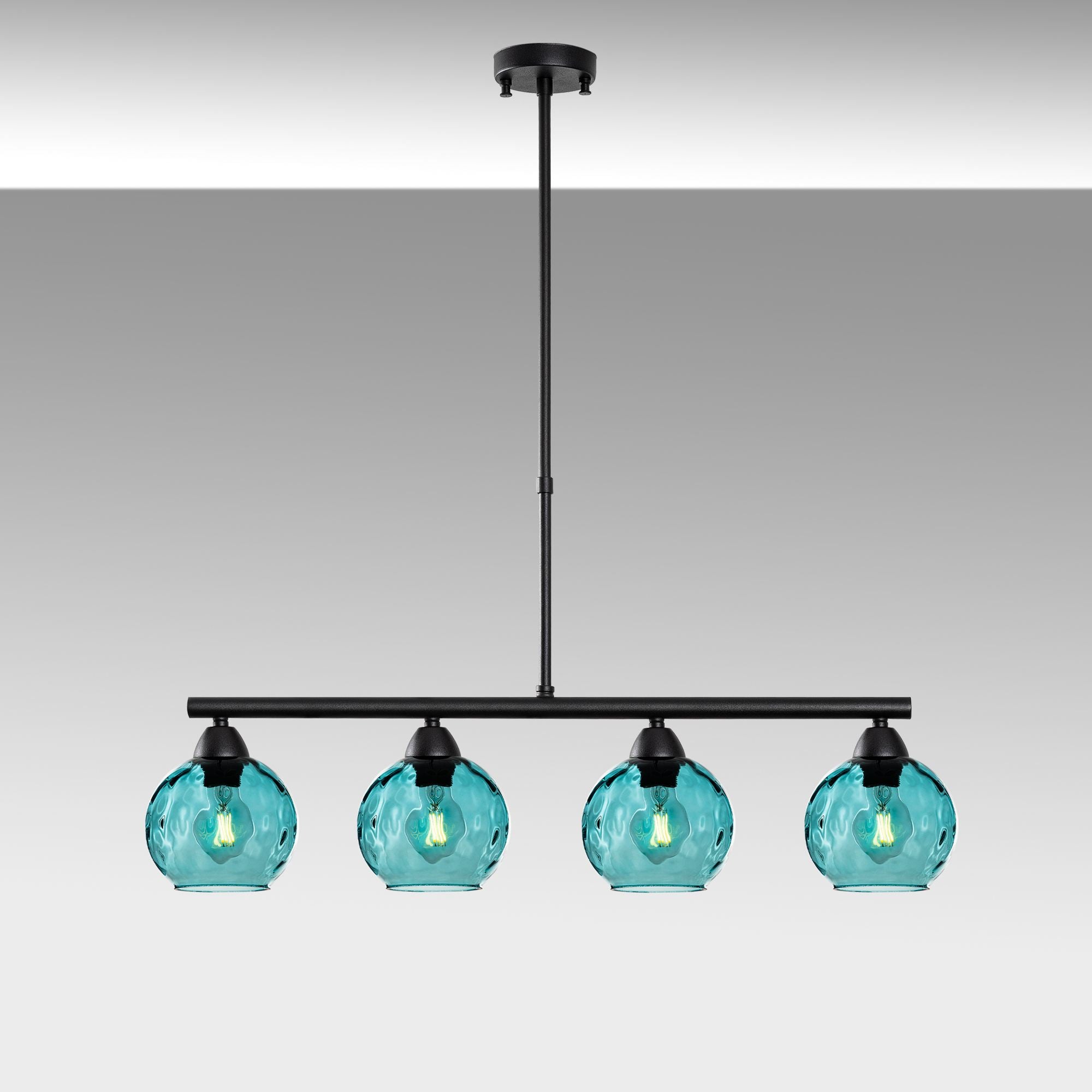 Candeeiro de Teto  - Benek - Azul
Preto