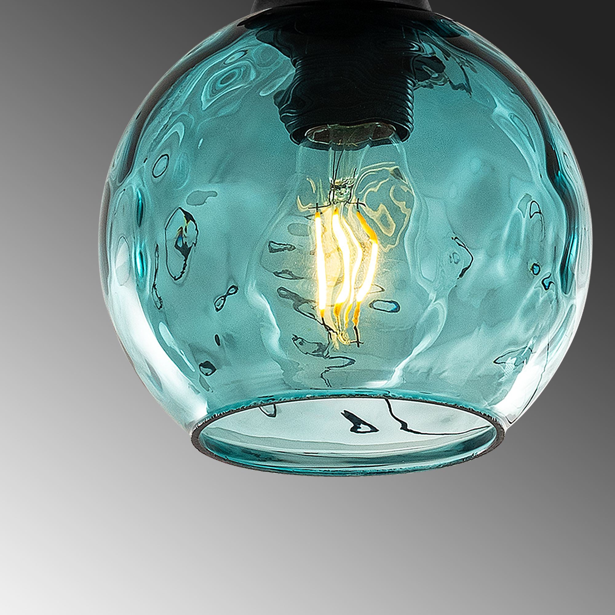 Candeeiro de Teto  - Benek - Azul
Preto