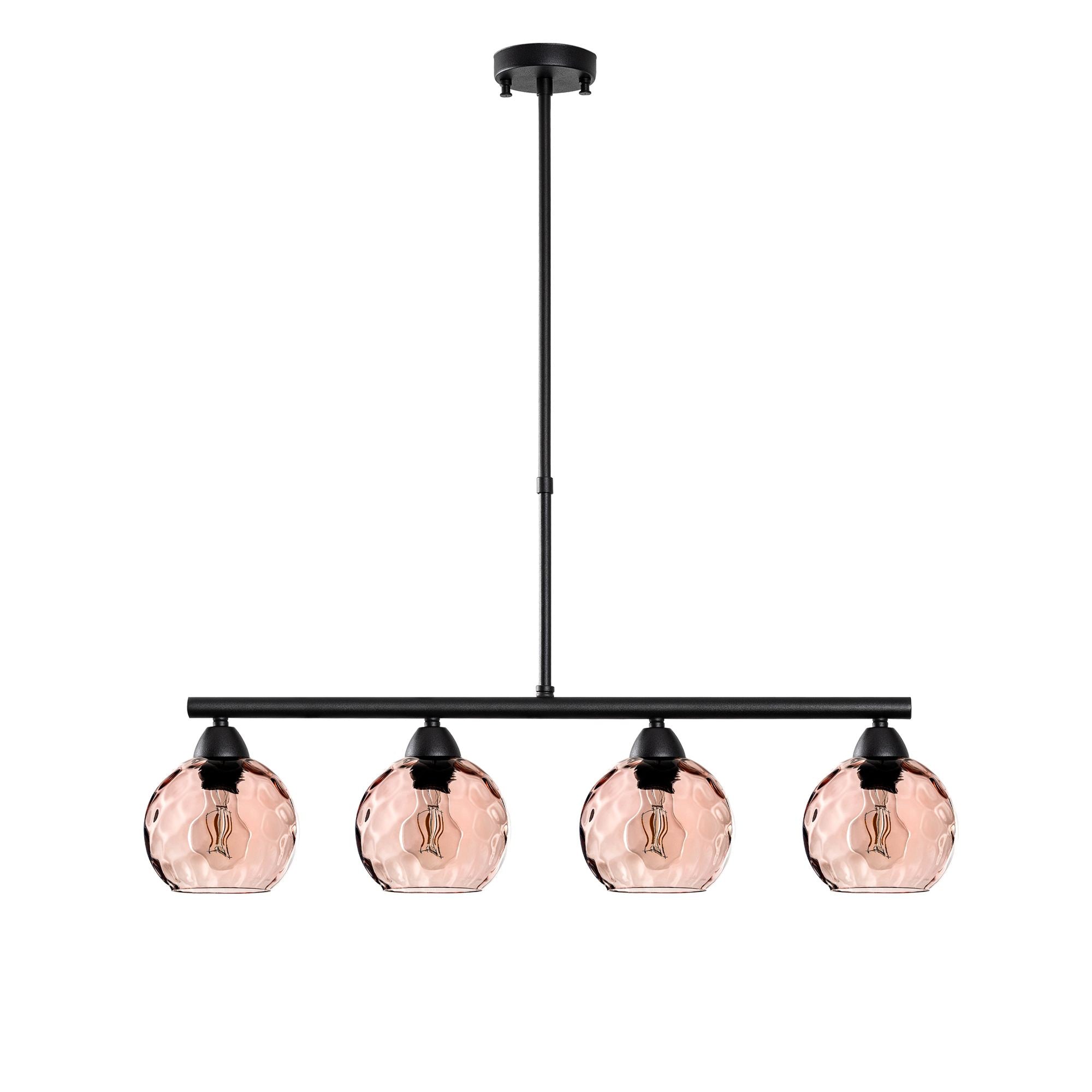 Candeeiro de Teto  - Benek - Rosa
Preto