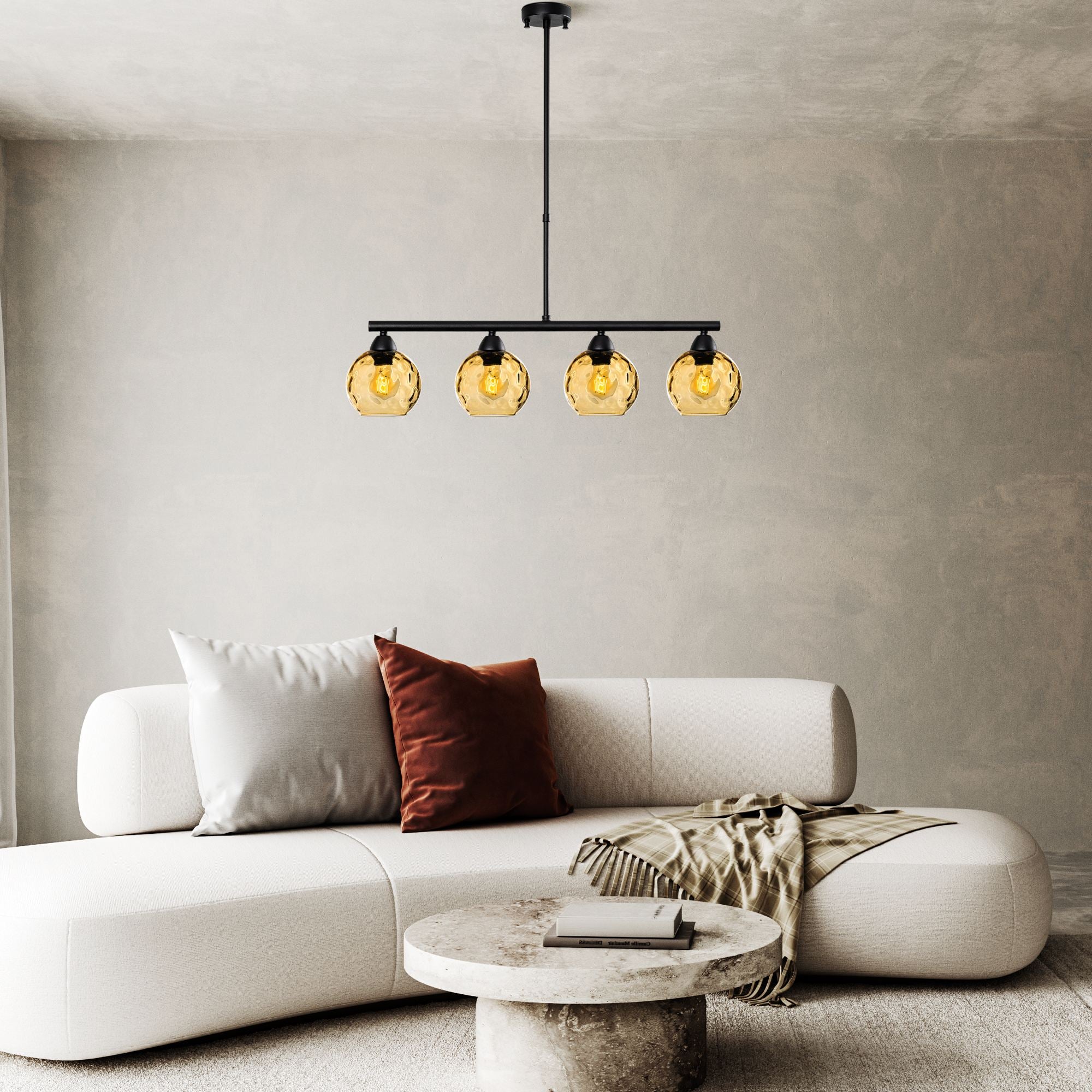 Candeeiro de Teto  - Benek - Amarelo
Preto