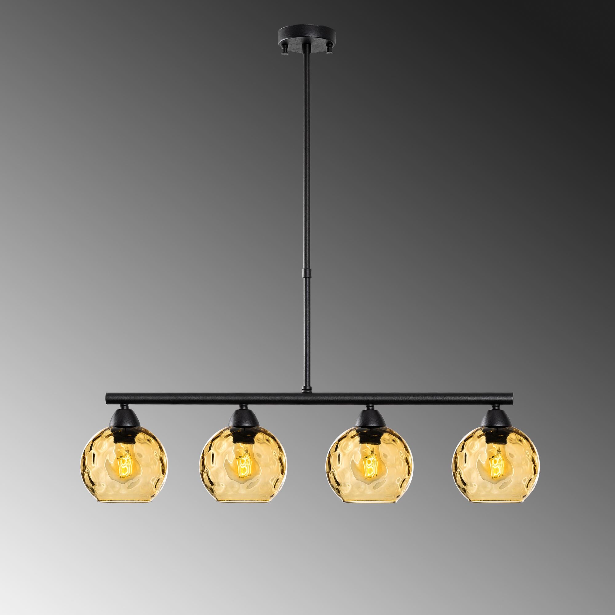 Candeeiro de Teto  - Benek - Amarelo
Preto