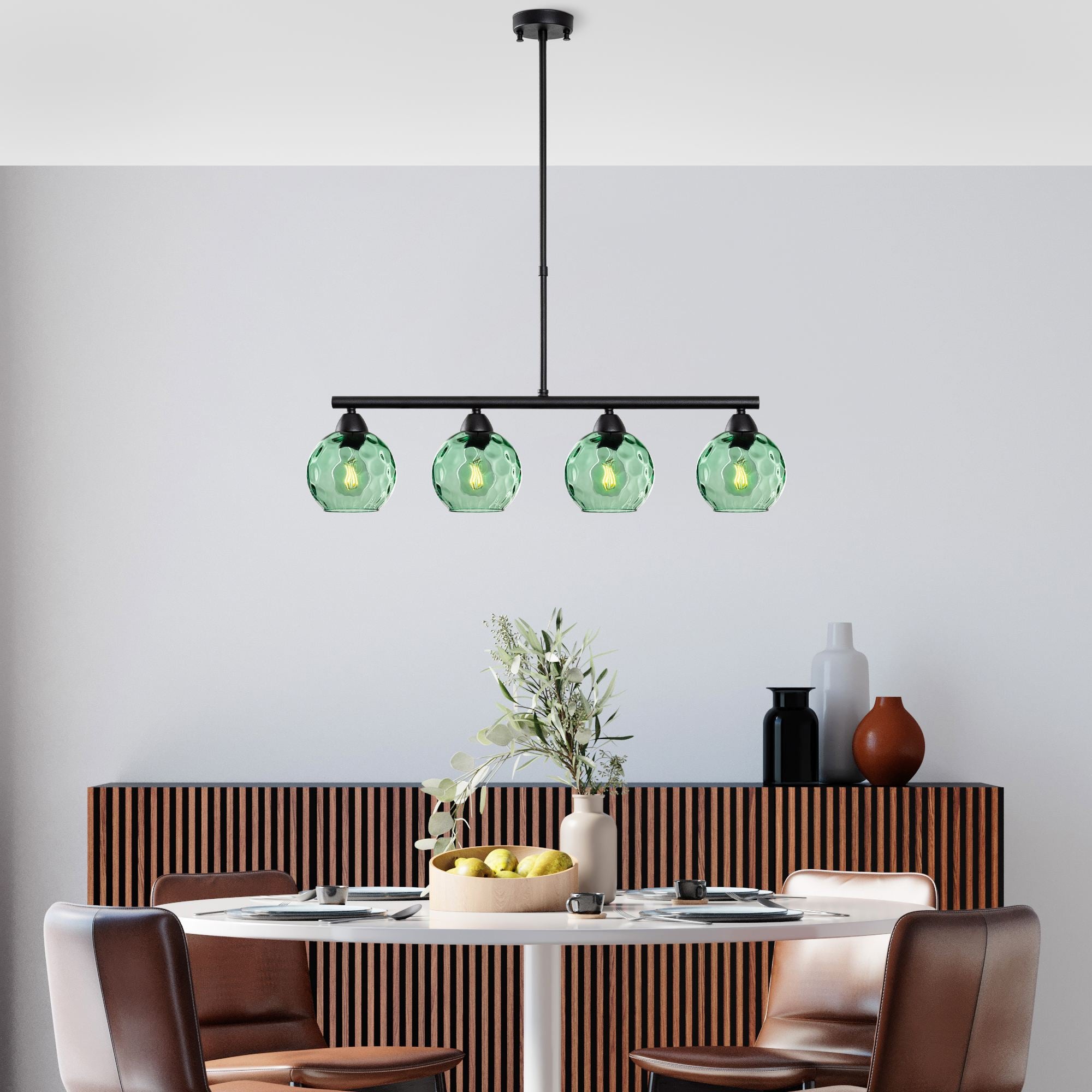 Candeeiro de Teto  - Benek - Menta
Preto