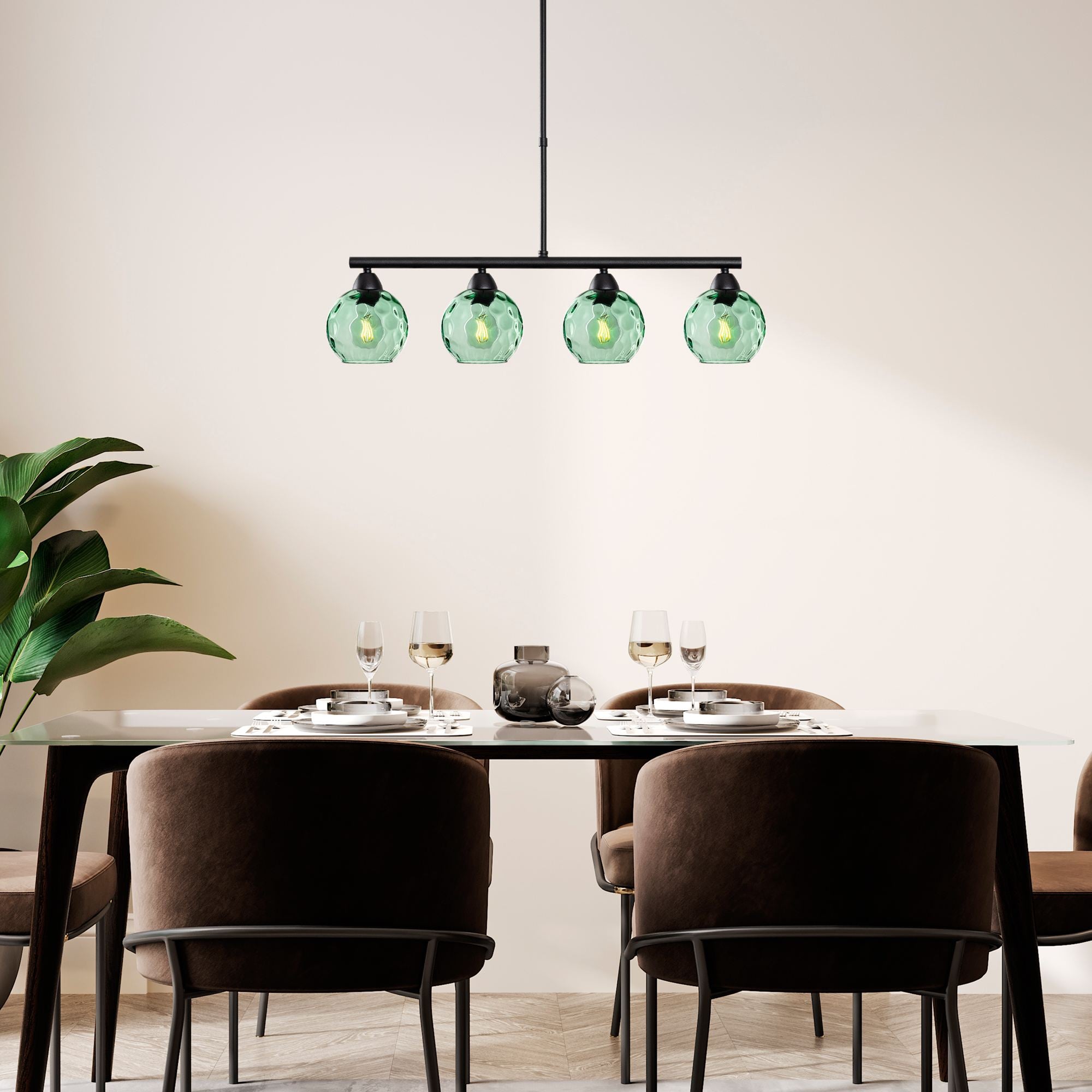 Candeeiro de Teto  - Benek - Menta
Preto