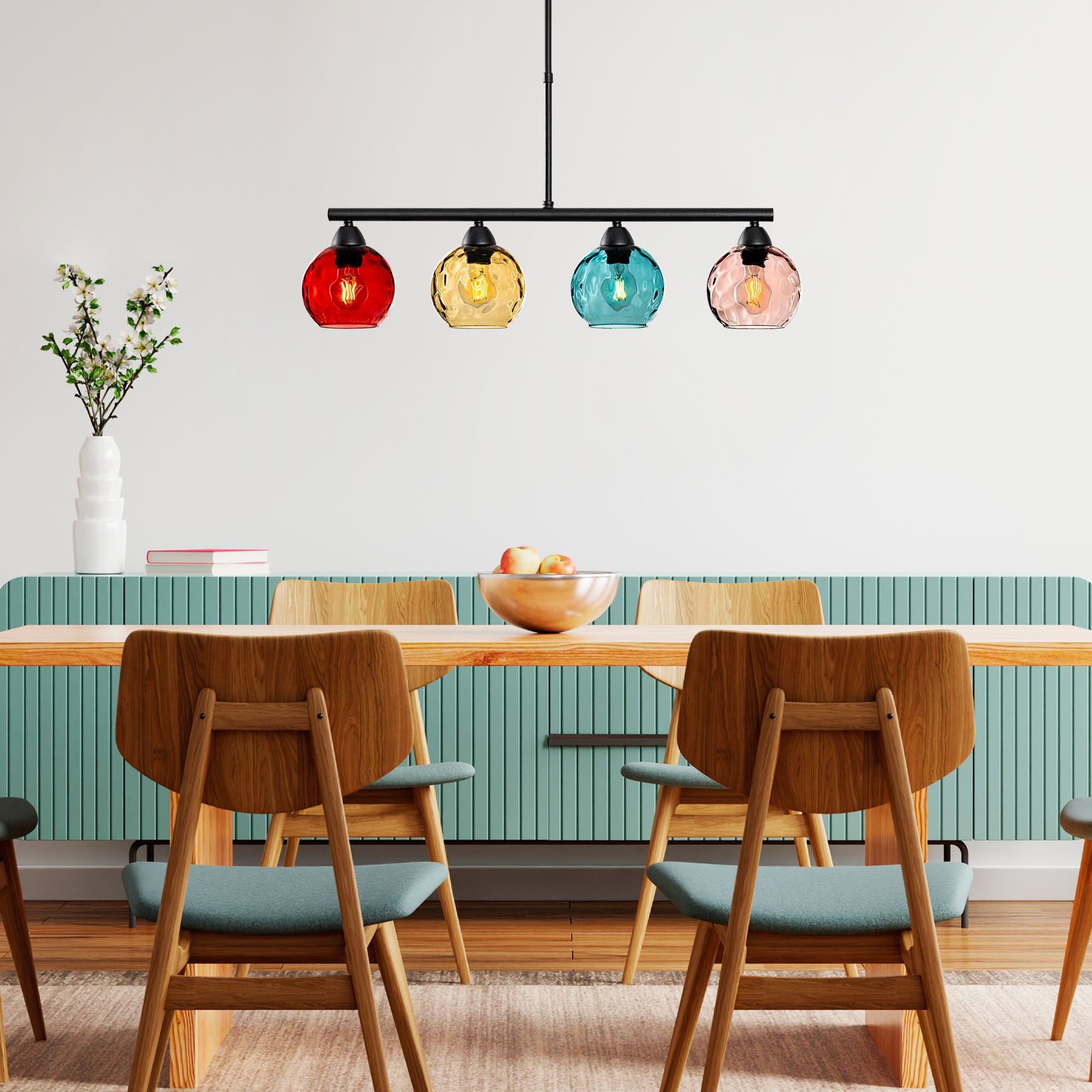 Candeeiro de Teto  - Benek - Multicolorido
Preto