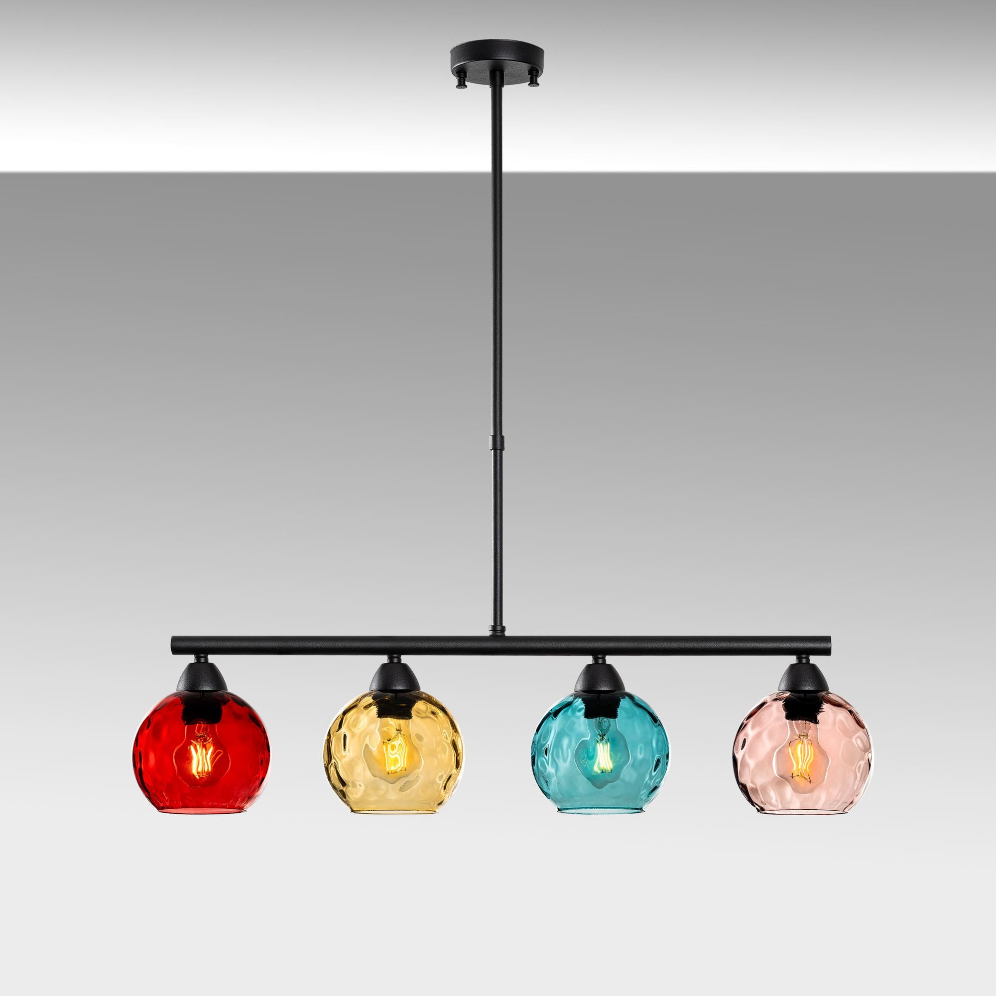 Candeeiro de Teto  - Benek - Multicolorido
Preto