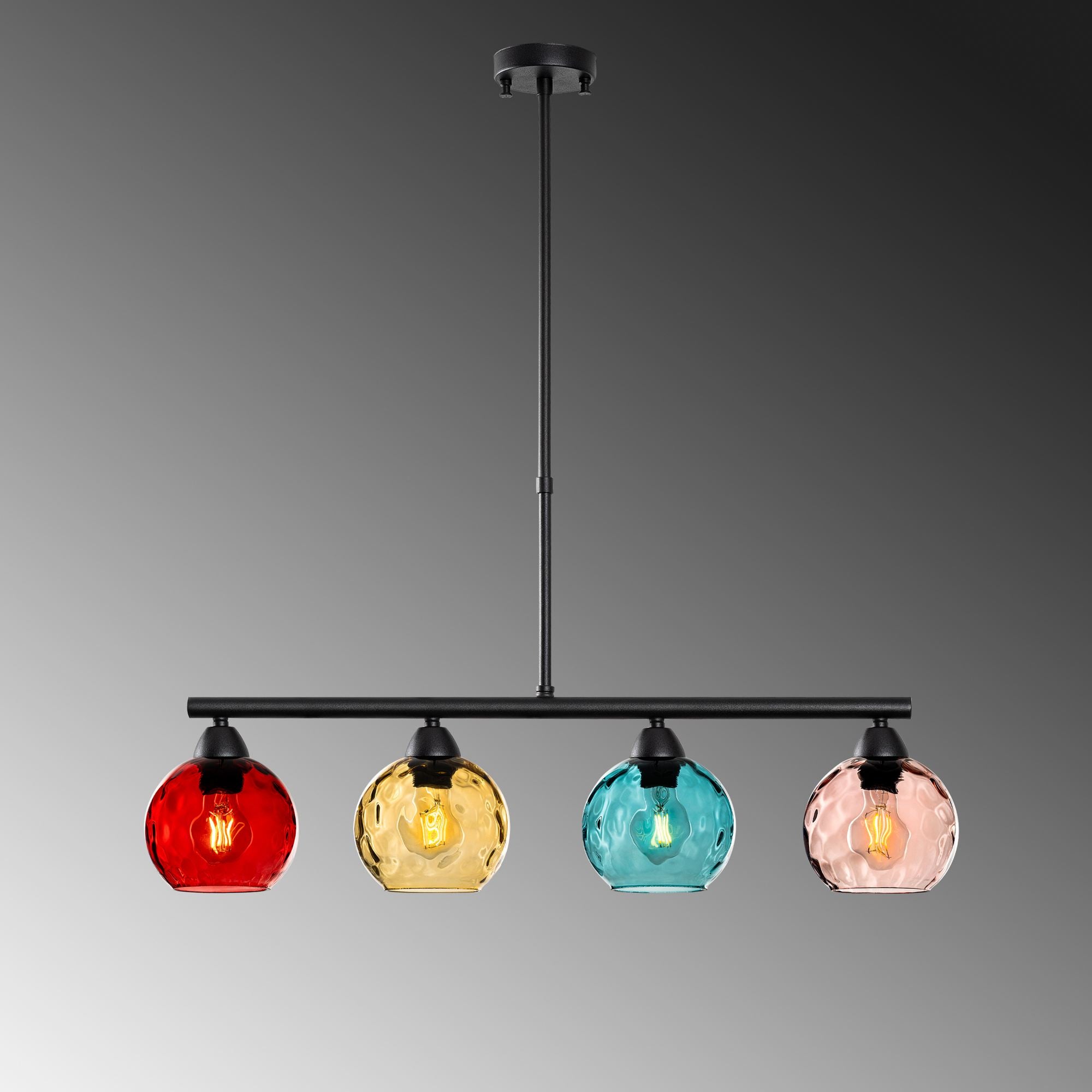 Candeeiro de Teto  - Benek - Multicolorido
Preto