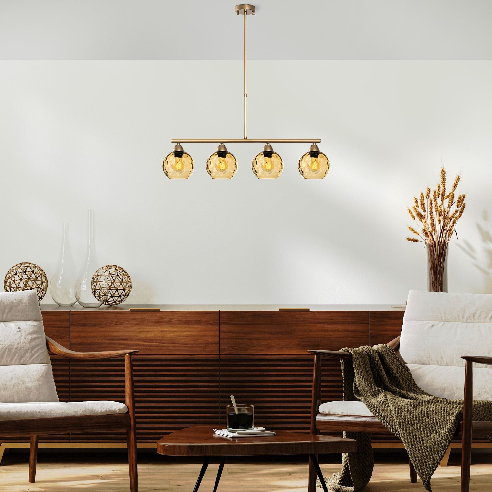 Candeeiro de Teto  - Benek - Amarelo
Ouro