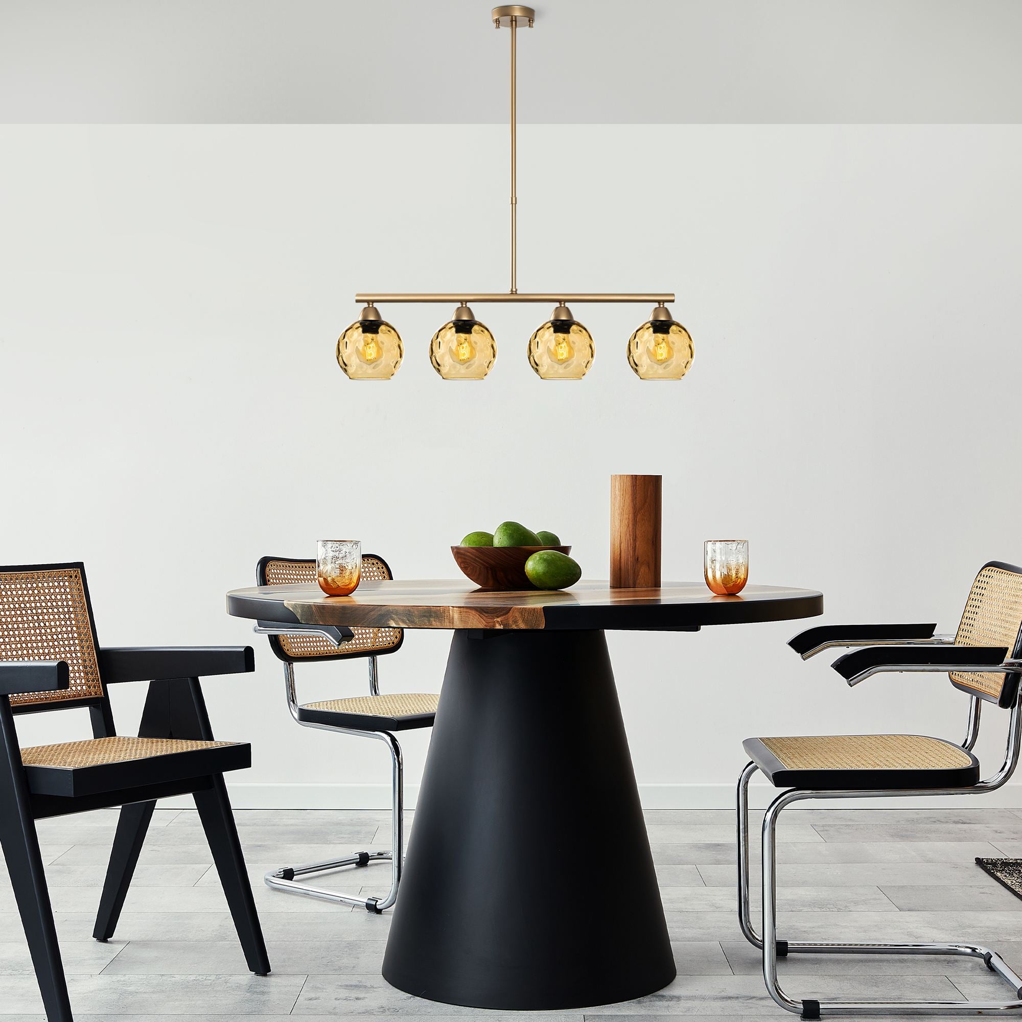 Candeeiro de Teto  - Benek - Amarelo
Ouro