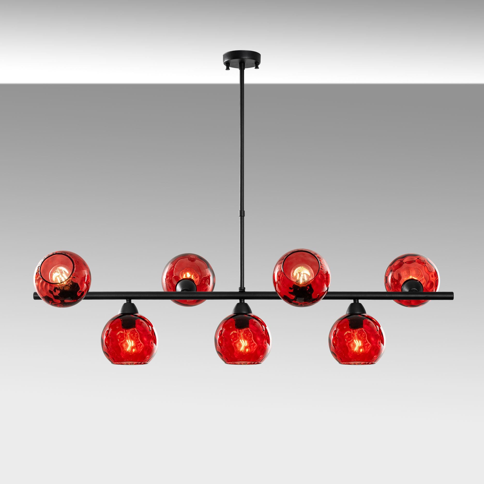 Candeeiro de Teto  - Benek - Vermelho
Preto