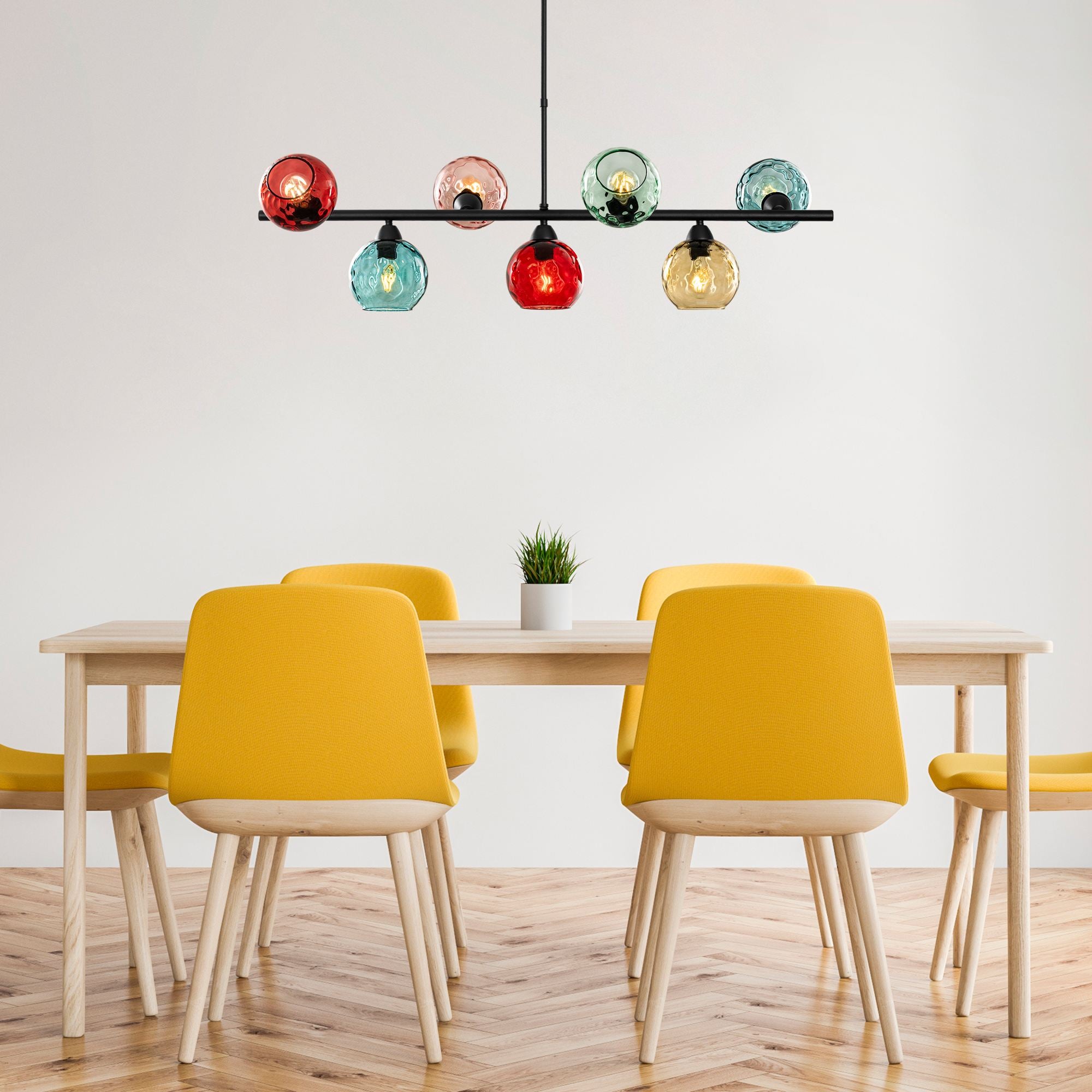 Candeeiro de Teto  - Benek - Multicolorido
Preto