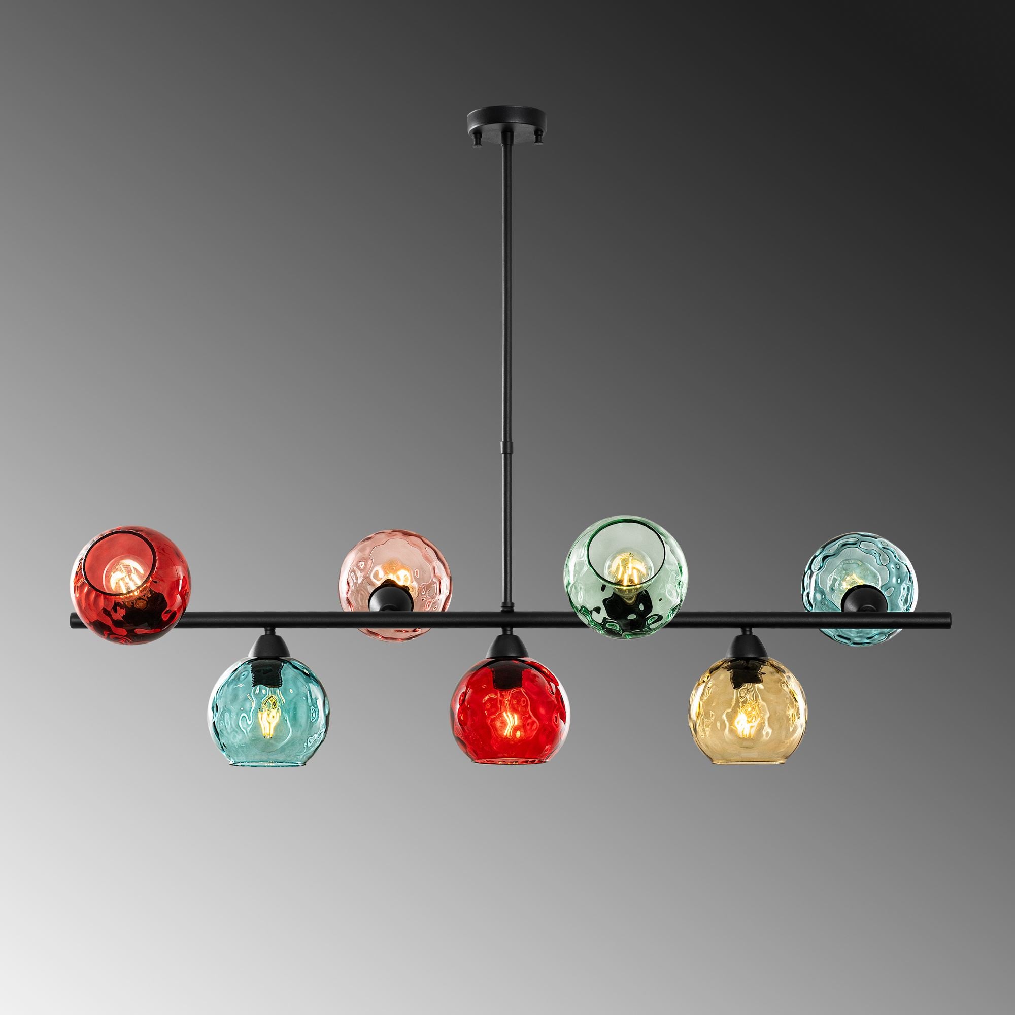 Candeeiro de Teto  - Benek - Multicolorido
Preto