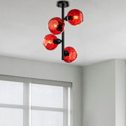 Candeeiro de Teto  - Benek - Vermelho
Preto