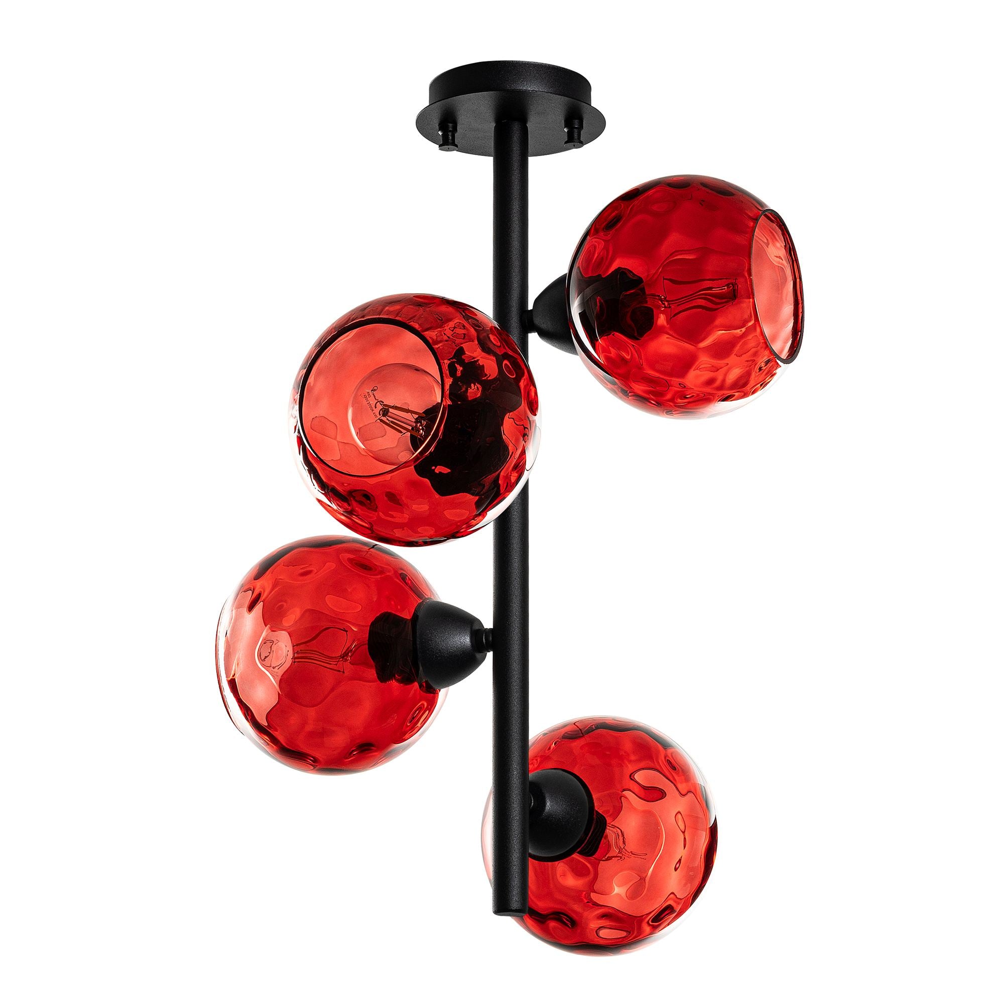 Candeeiro de Teto  - Benek - Vermelho
Preto