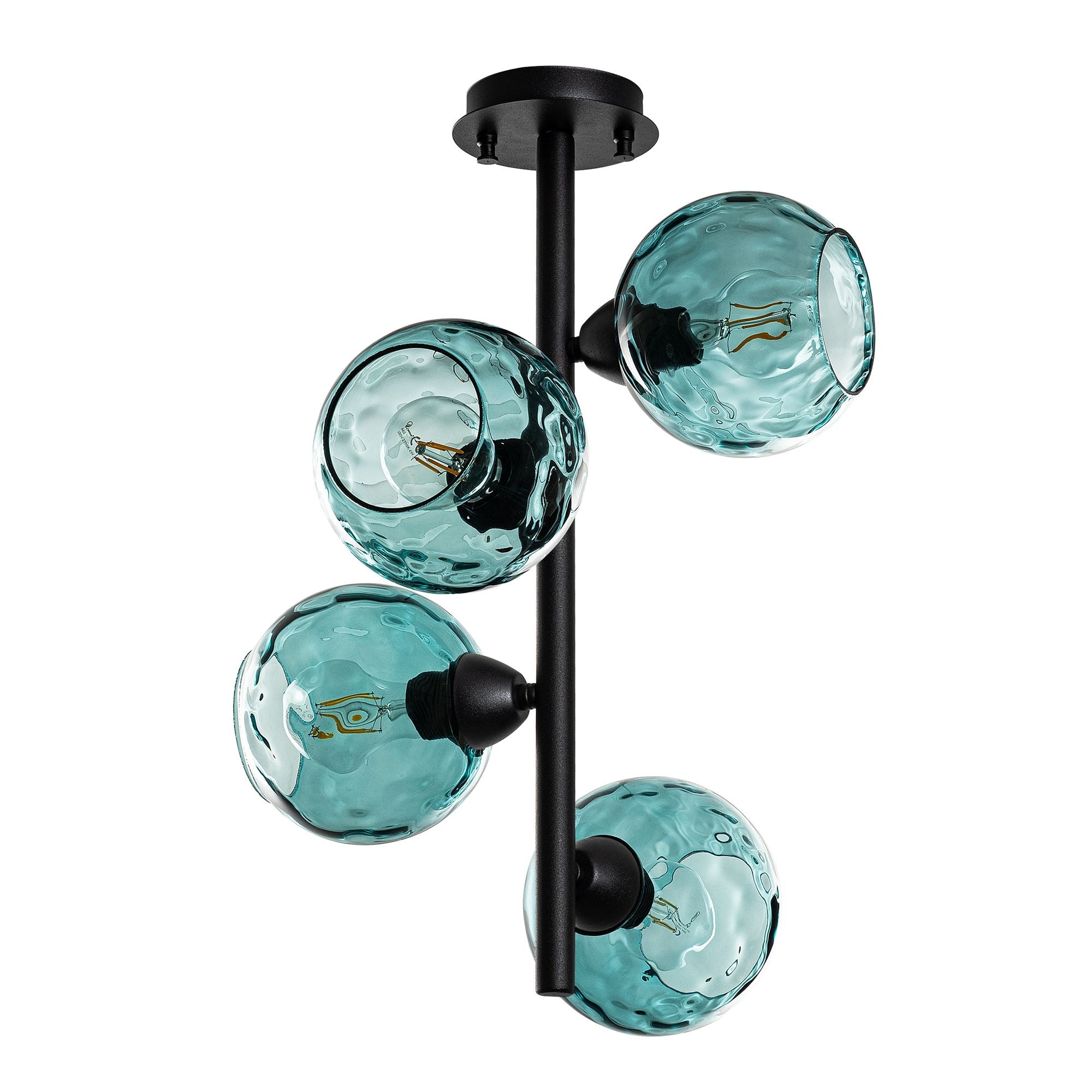 Candeeiro de Teto  - Benek - Azul
Preto