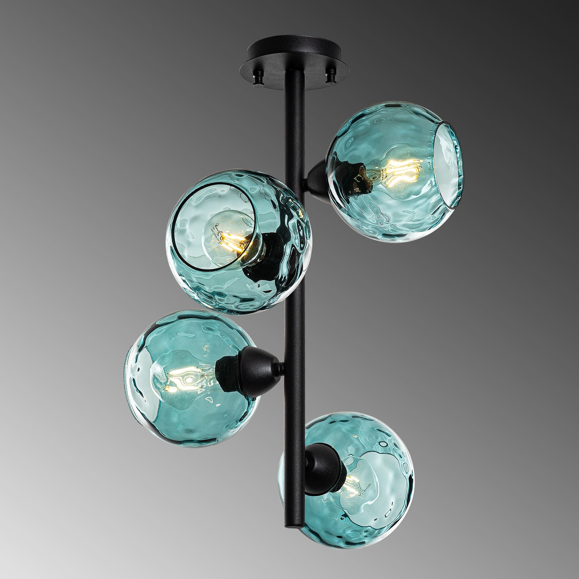 Candeeiro de Teto  - Benek - Azul
Preto