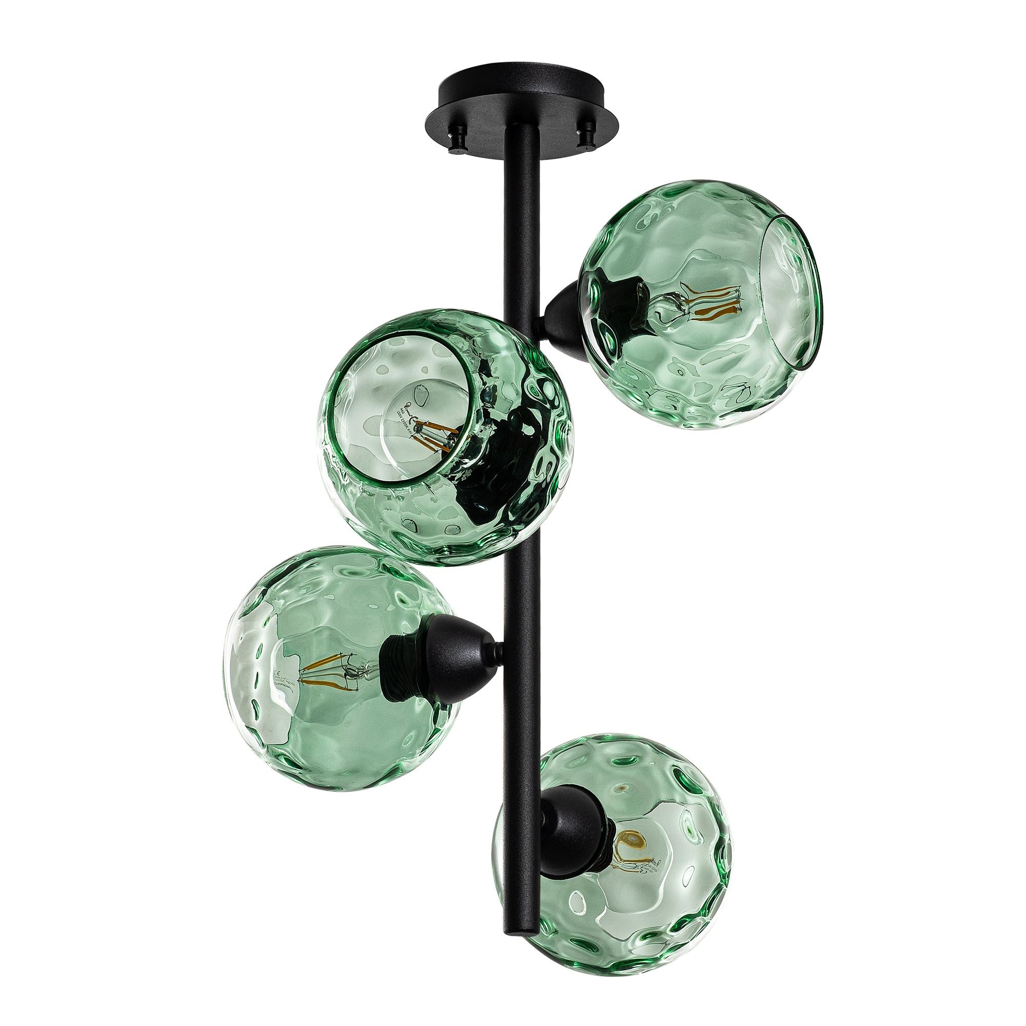 Candeeiro de Teto  - Benek - Menta
Preto