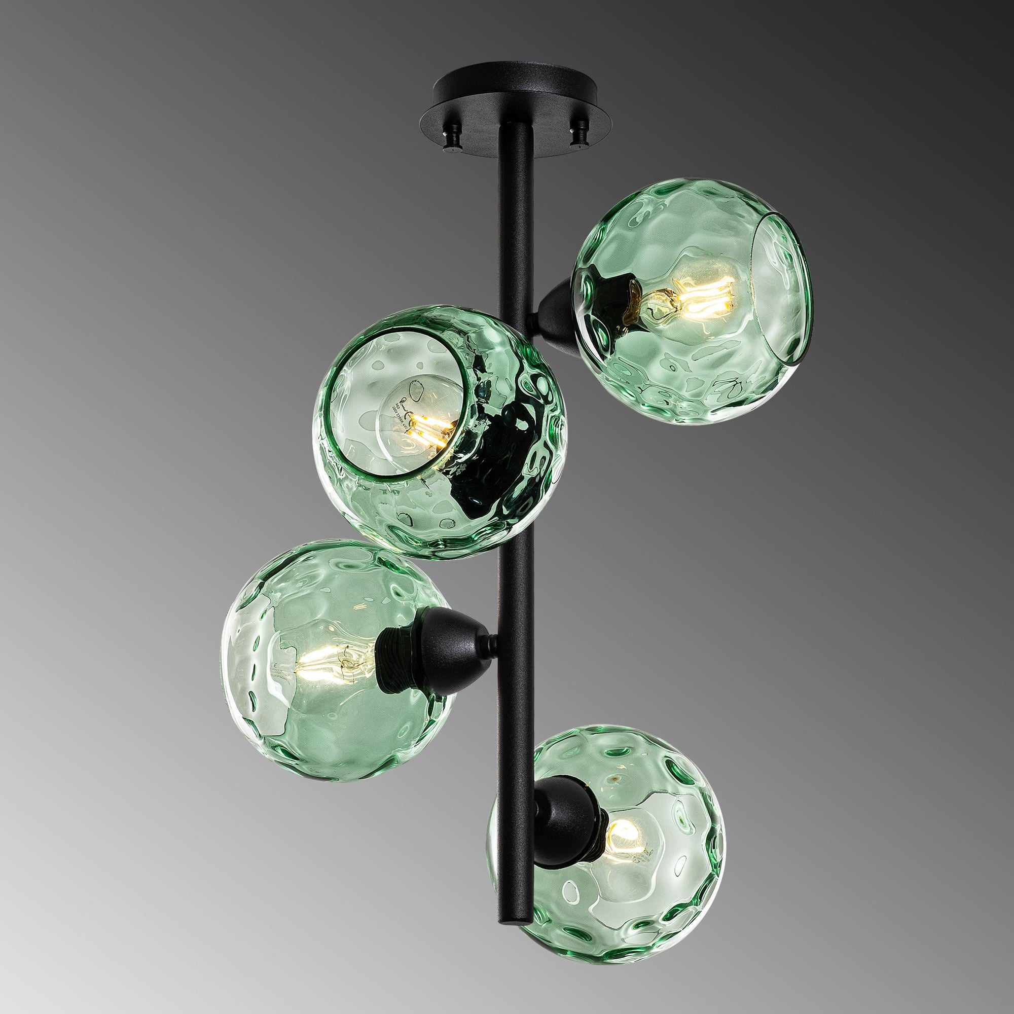 Candeeiro de Teto  - Benek - Menta
Preto