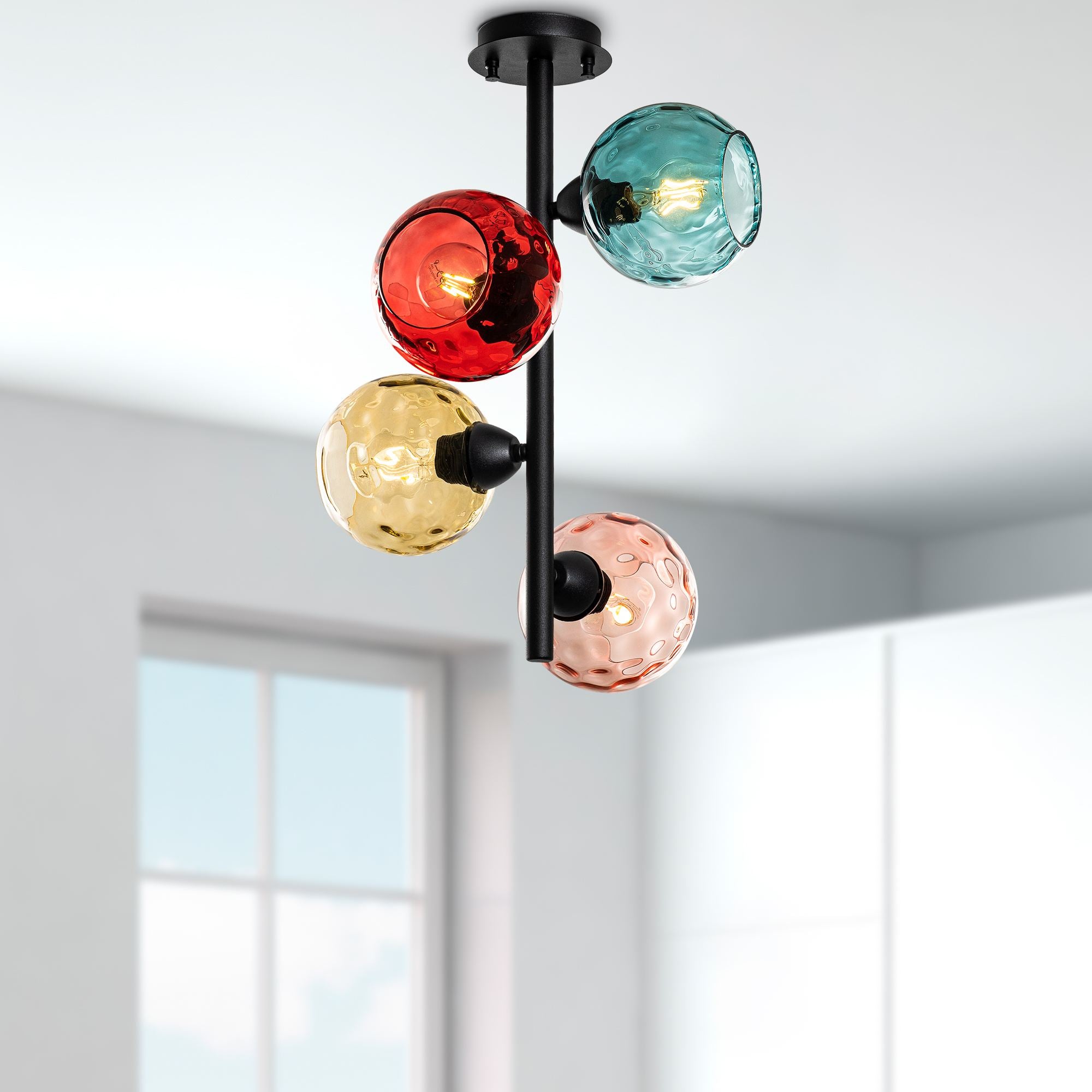 Candeeiro de Teto  - Benek - Multicolorido
Preto