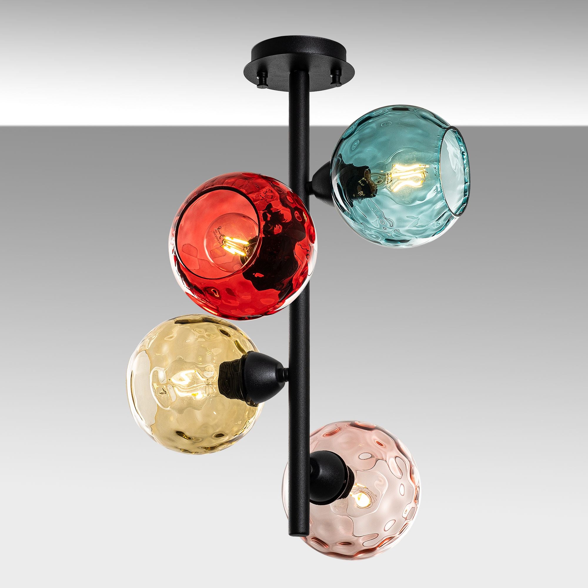 Candeeiro de Teto  - Benek - Multicolorido
Preto