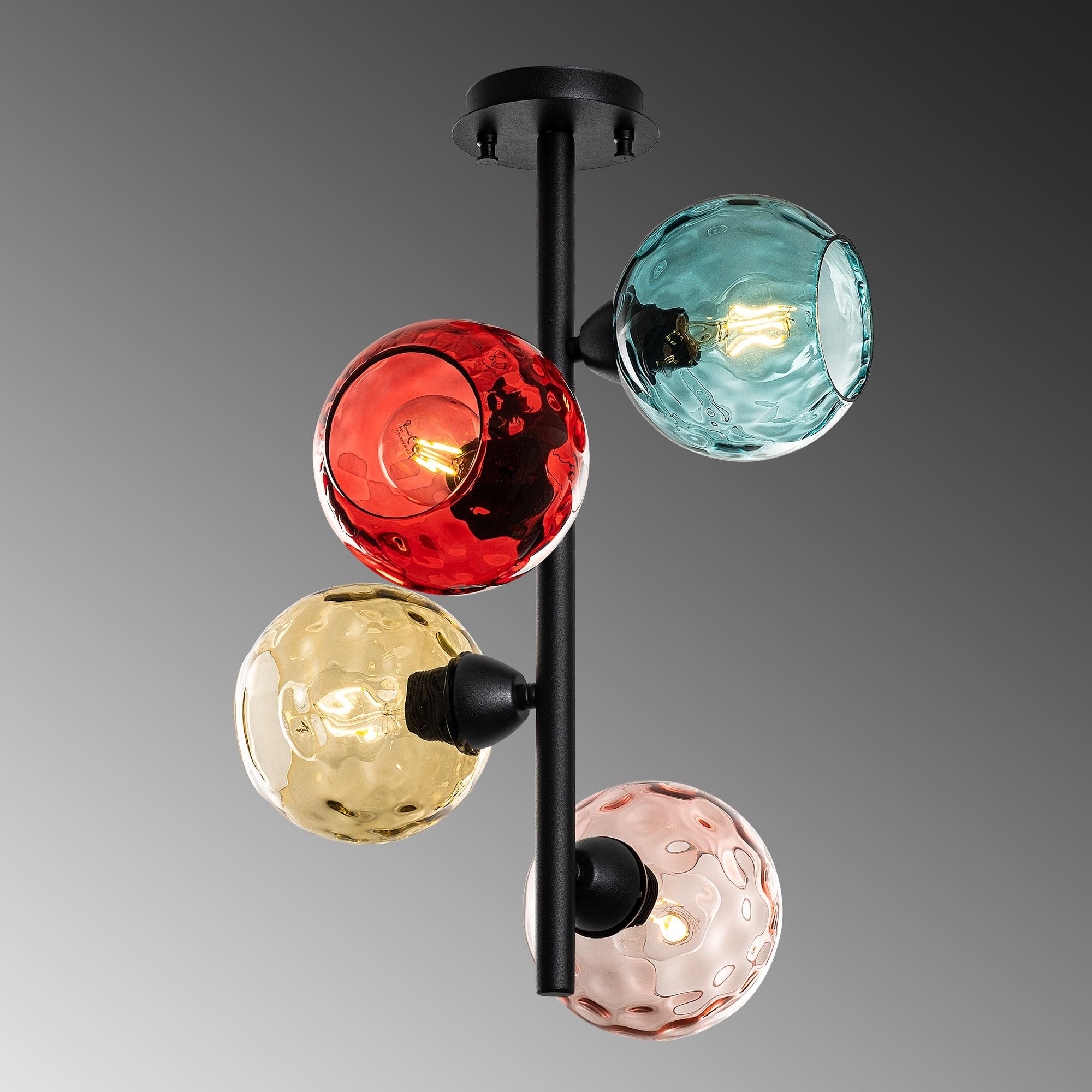 Candeeiro de Teto  - Benek - Multicolorido
Preto