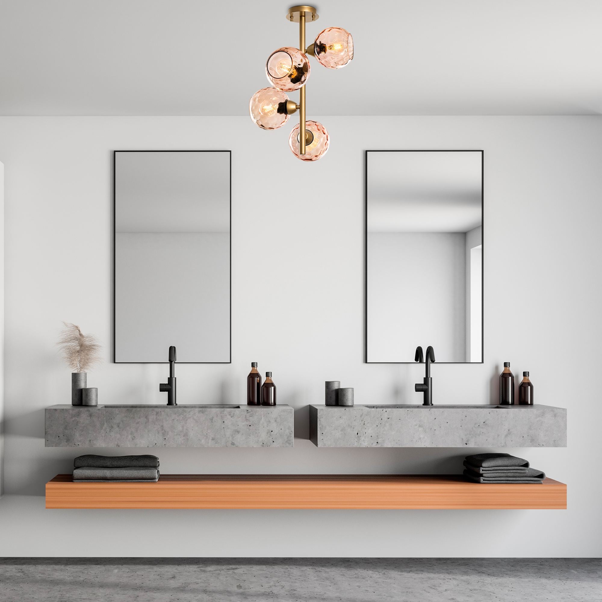 Candeeiro de Teto  - Benek - Rosa
Ouro