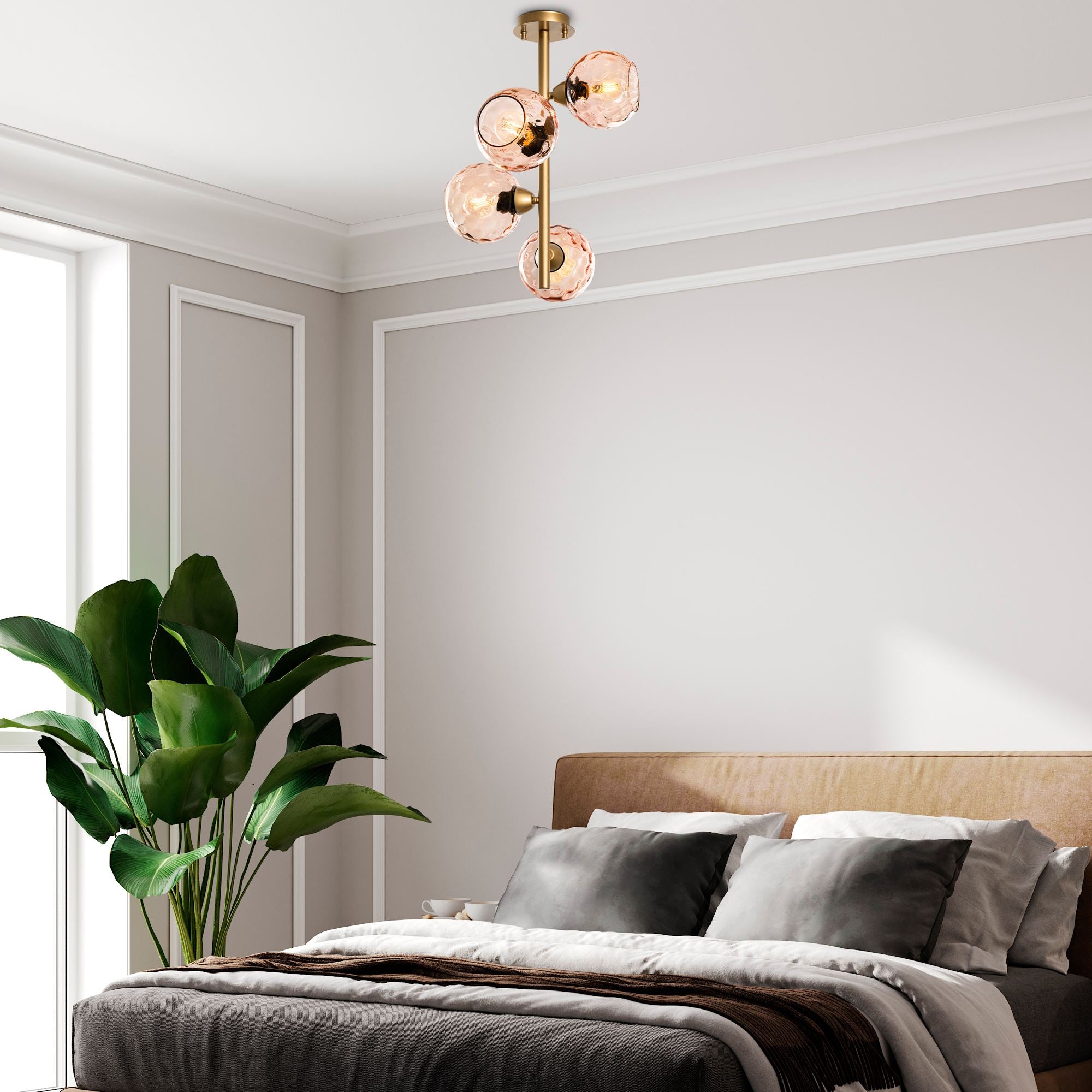 Candeeiro de Teto  - Benek - Rosa
Ouro