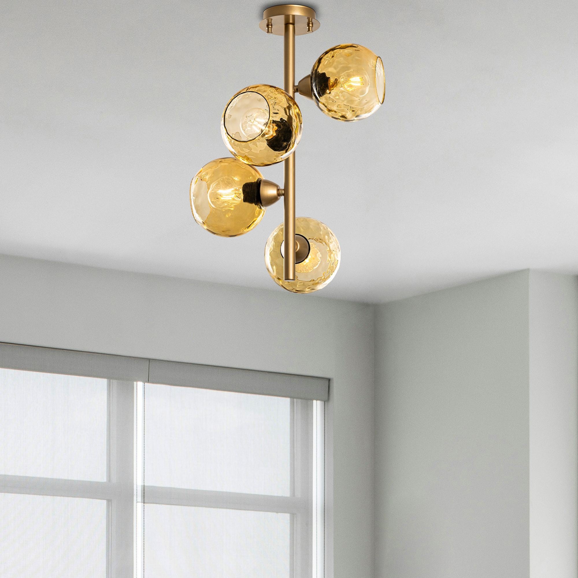 Candeeiro de Teto  - Benek - Amarelo
Ouro