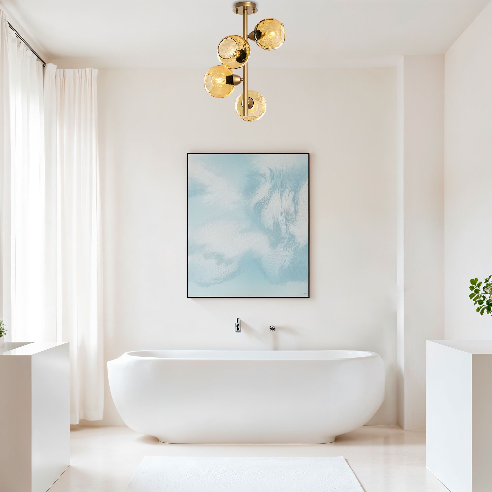 Candeeiro de Teto  - Benek - Amarelo
Ouro