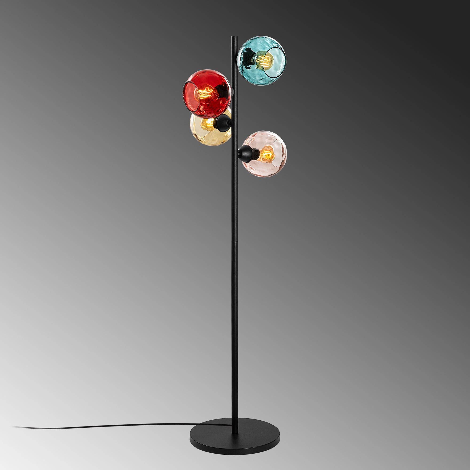 Candeeiro de Pé-Benek-Multicolorido
Preto