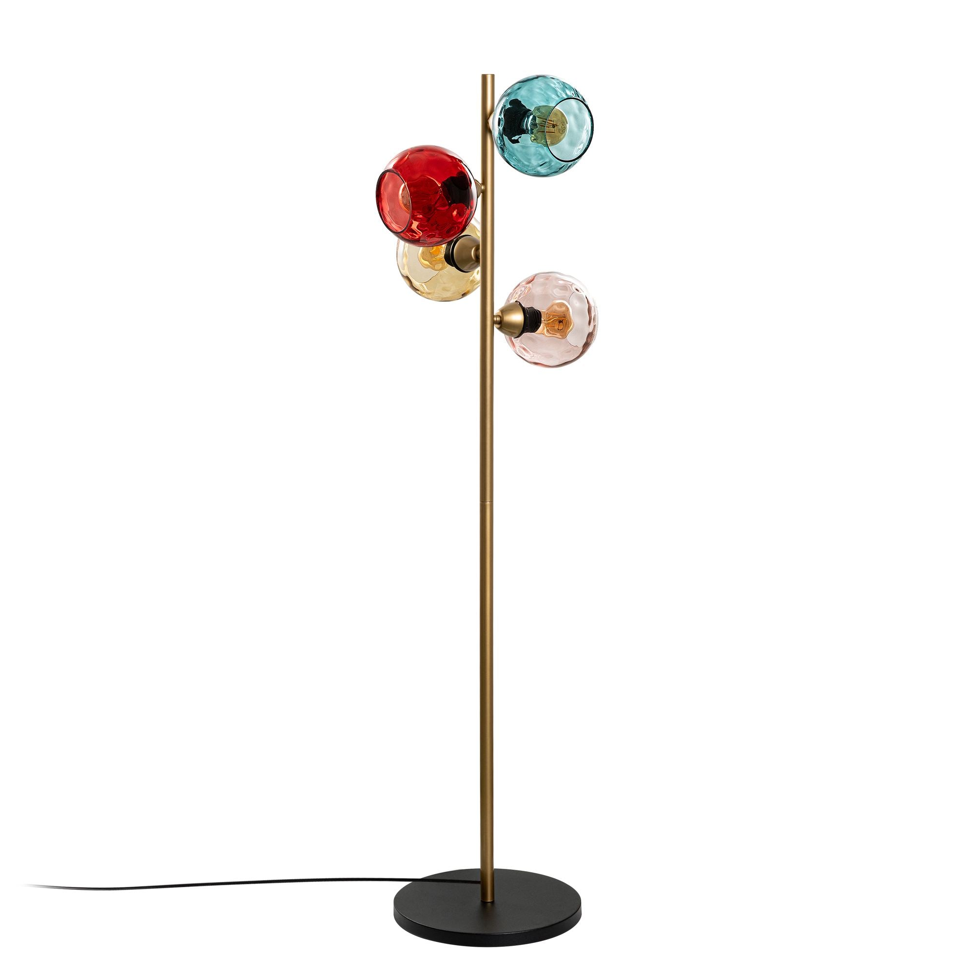 Candeeiro de Pé-Benek-Multicolorido
Dourado