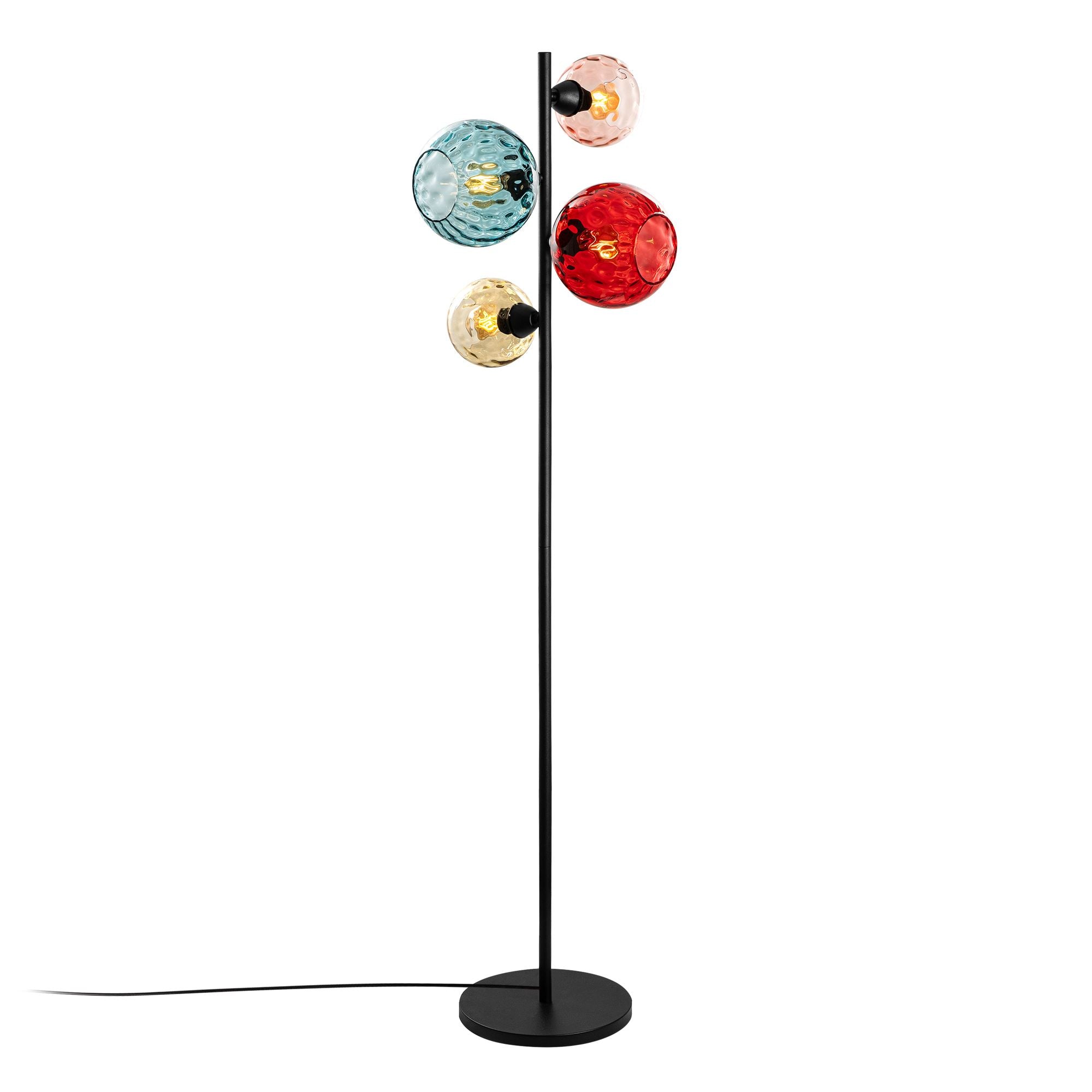 Candeeiro de Pé-Benek-Multicolorido
Preto