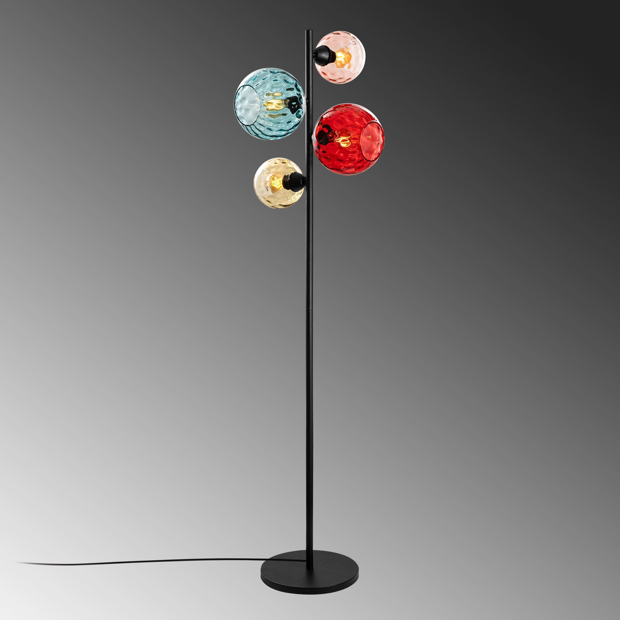 Candeeiro de Pé-Benek-Multicolorido
Preto