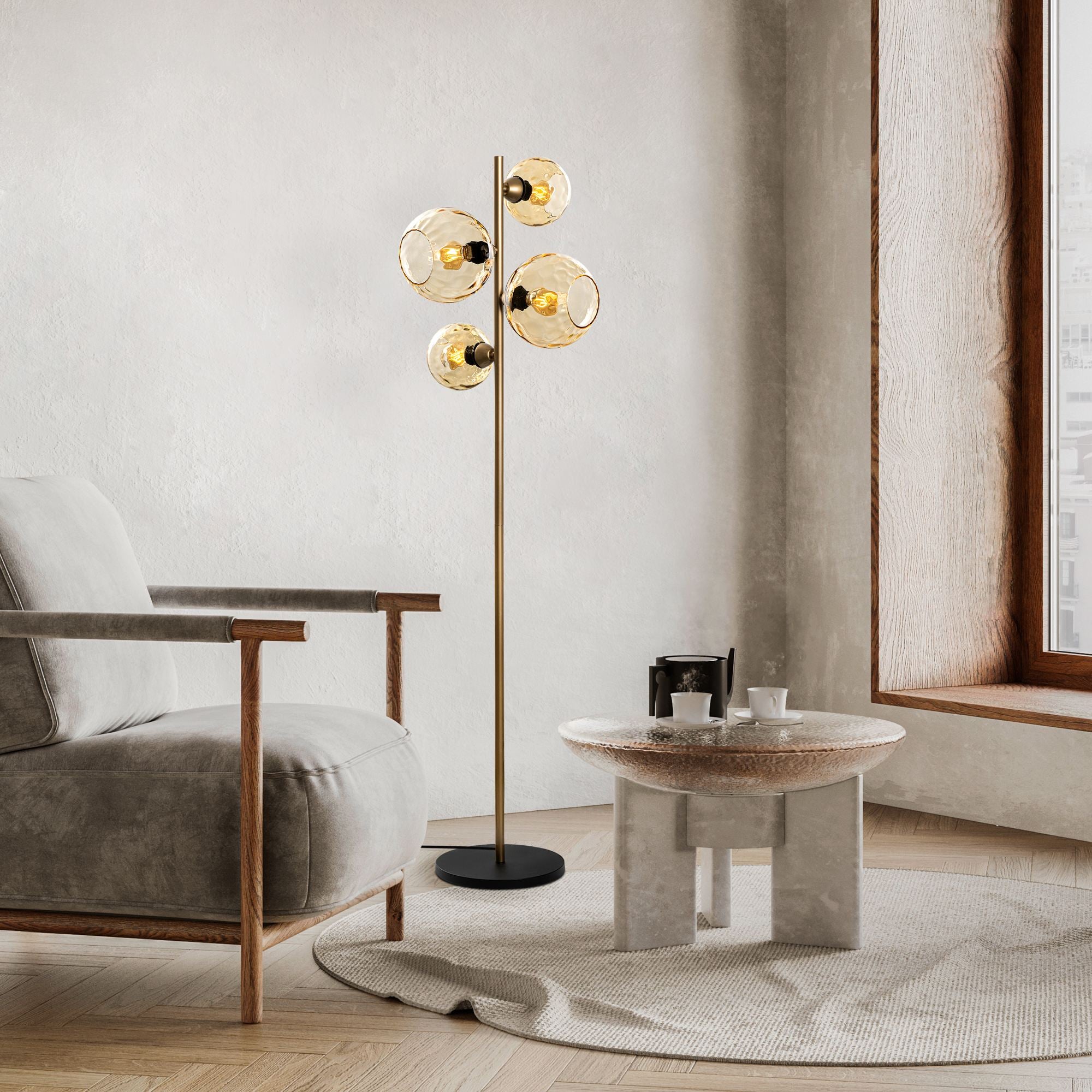 Candeeiro de Pé-Benek-Amarelo
Ouro