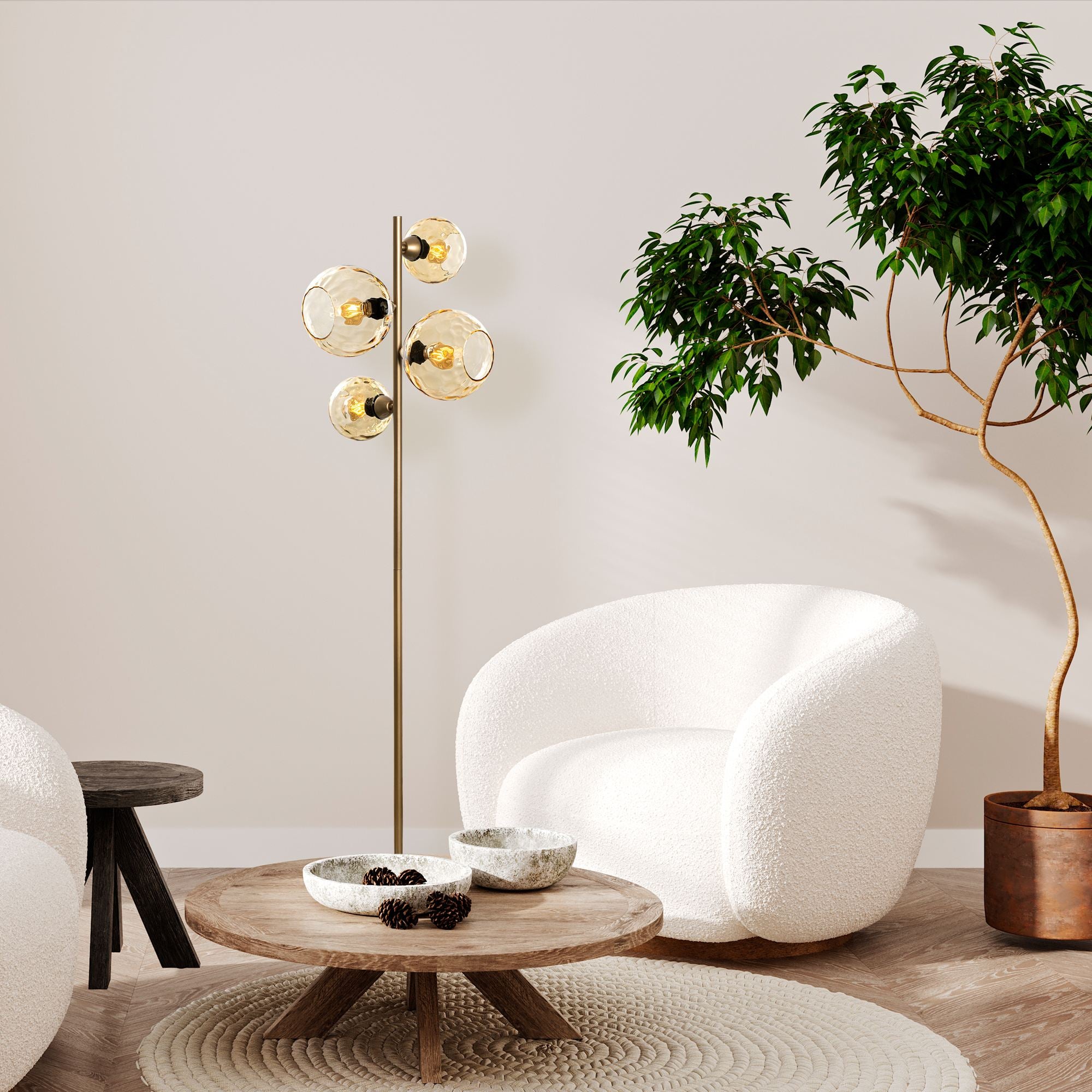 Candeeiro de Pé-Benek-Amarelo
Ouro