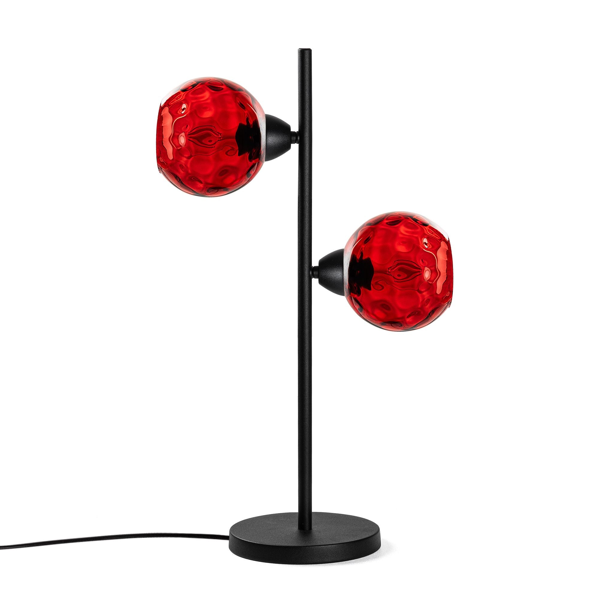 Candeeiro de mesa-Benek-Vermelho
Preto