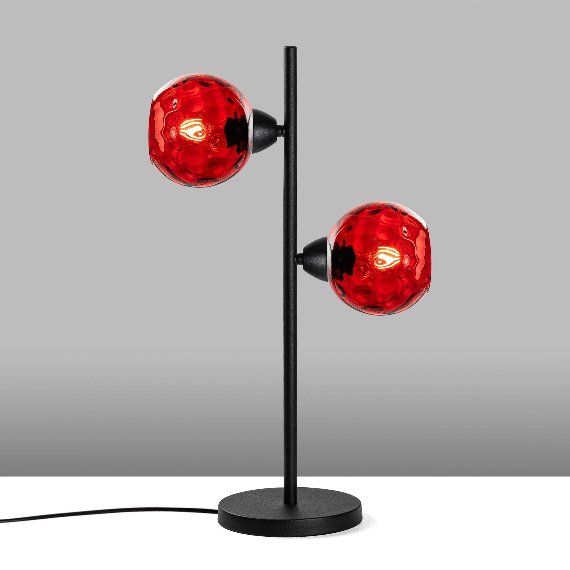 Candeeiro de mesa-Benek-Vermelho
Preto