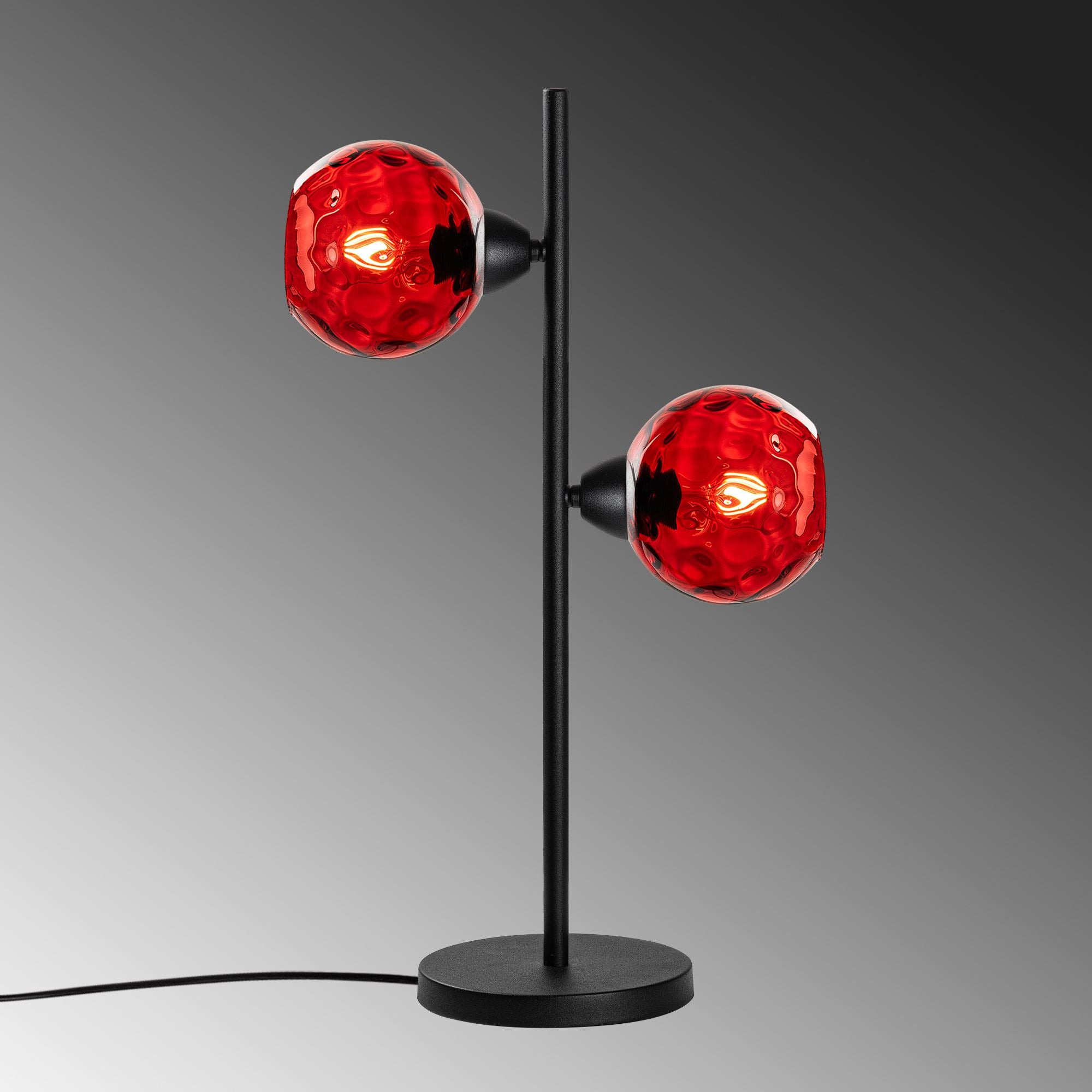 Candeeiro de mesa-Benek-Vermelho
Preto