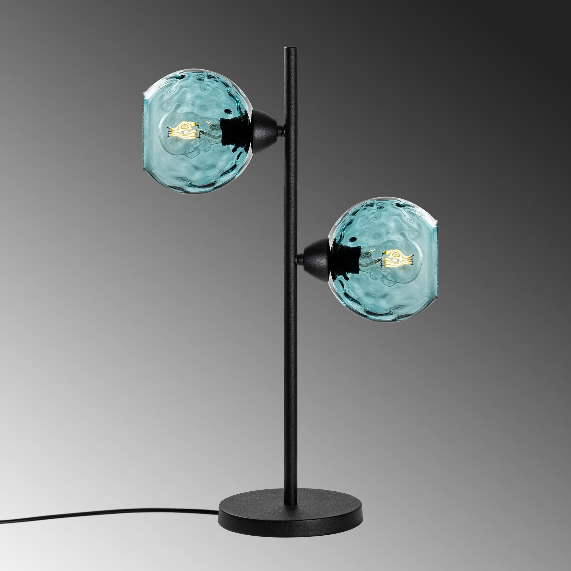 Candeeiro de mesa-Benek-Azul
Preto